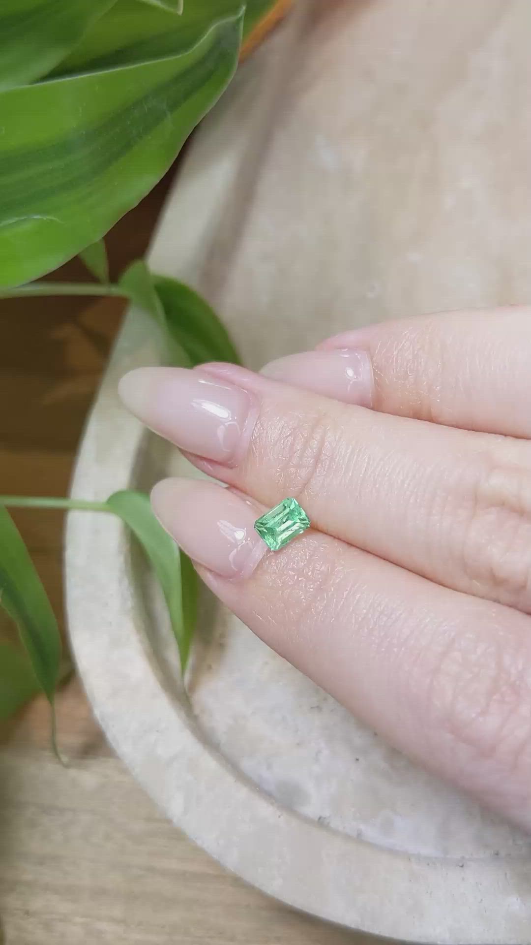 0.58 Ct. Emerald from Russia Size Video