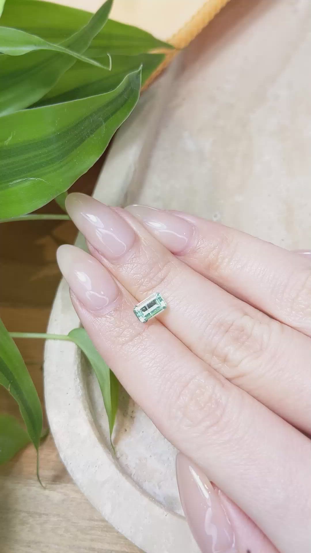 0.74 Ct. Emerald from Russia Size Video