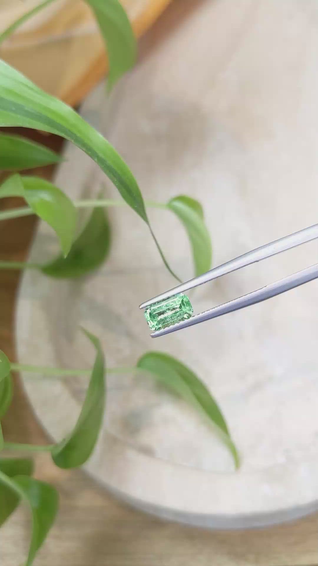 0.91 Ct. Emerald from Russia Size Video