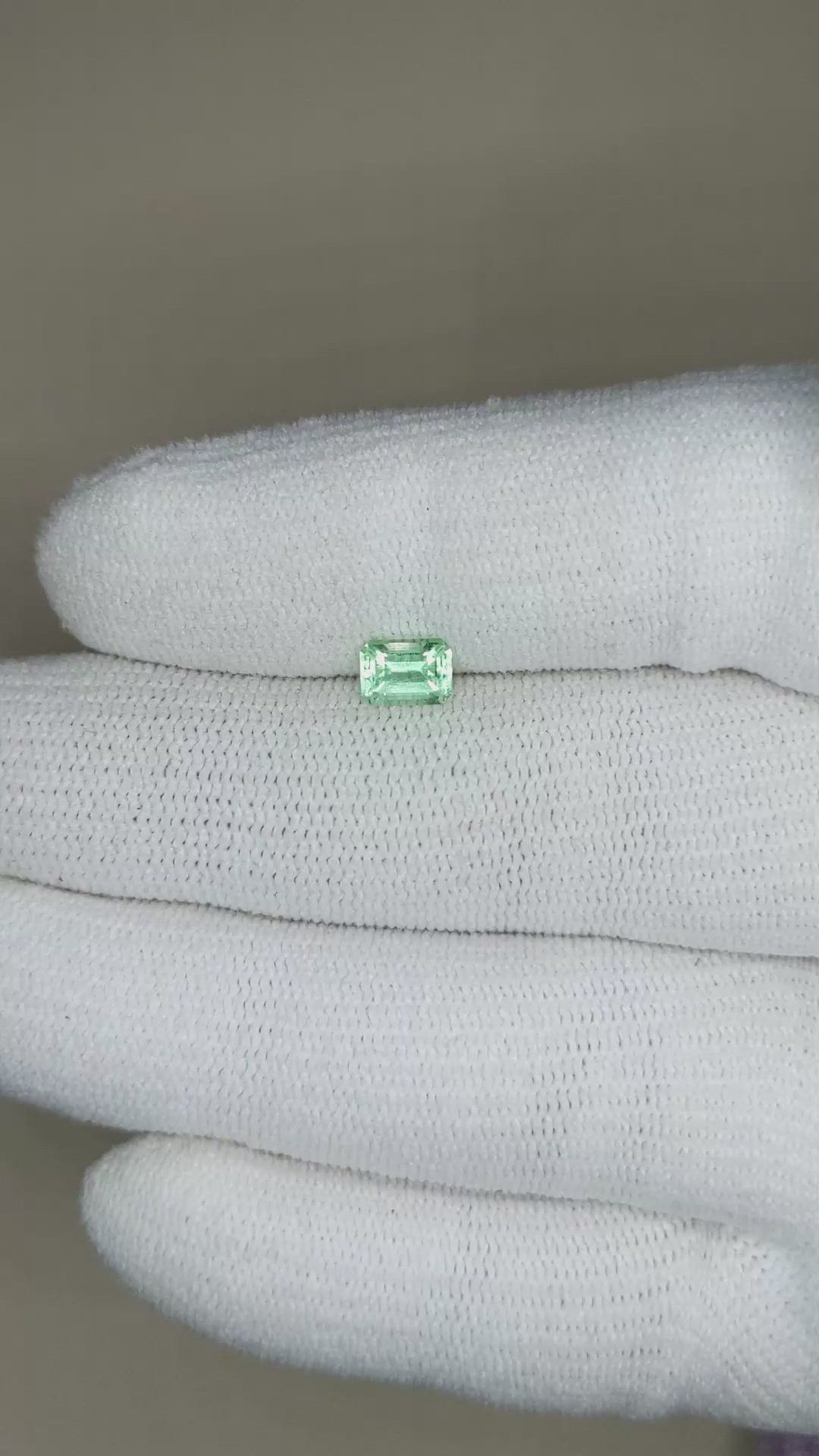 0.52 Ct. Emerald from Russia Size Video