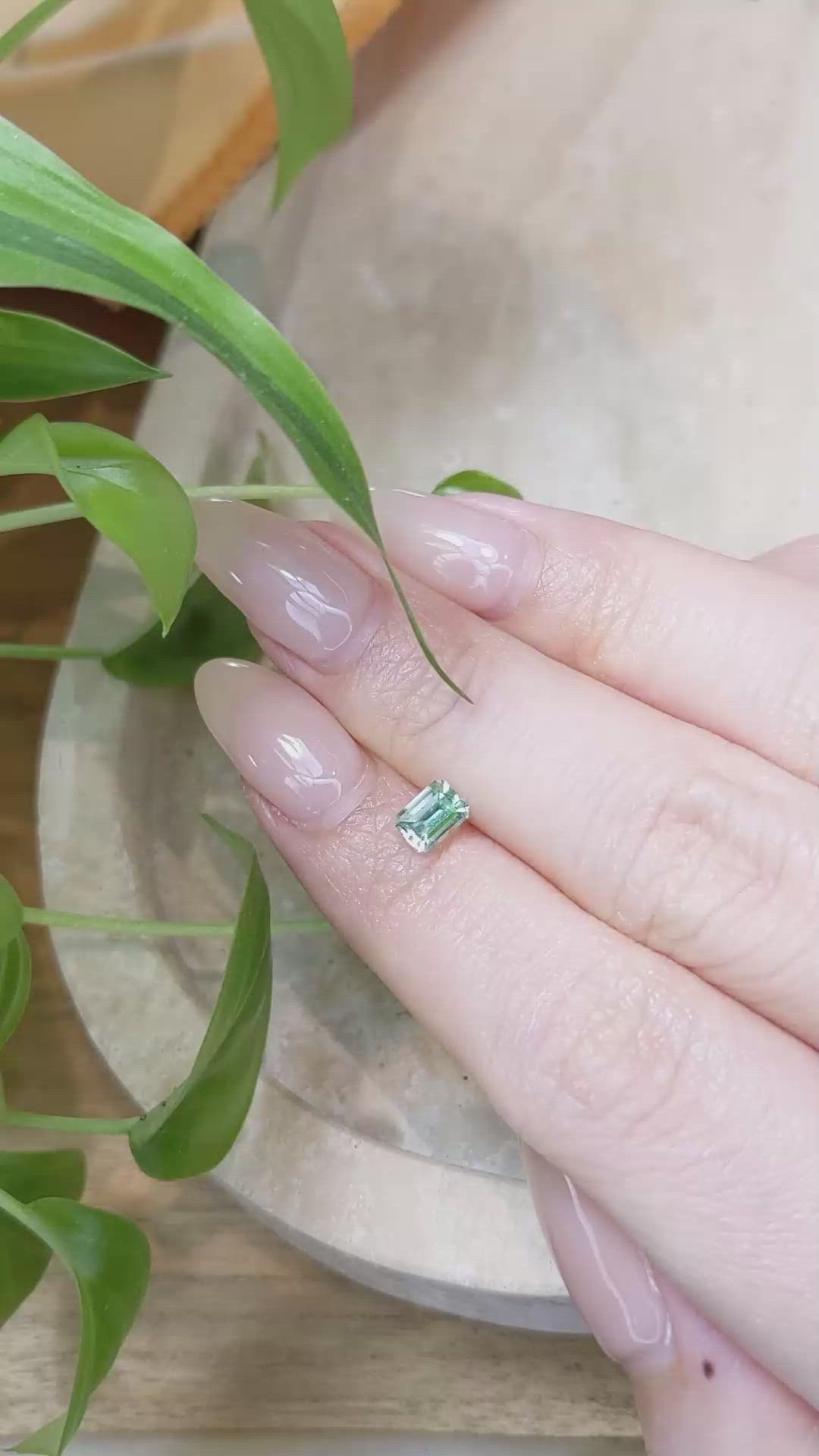0.52 Ct. Emerald from Russia Size Video