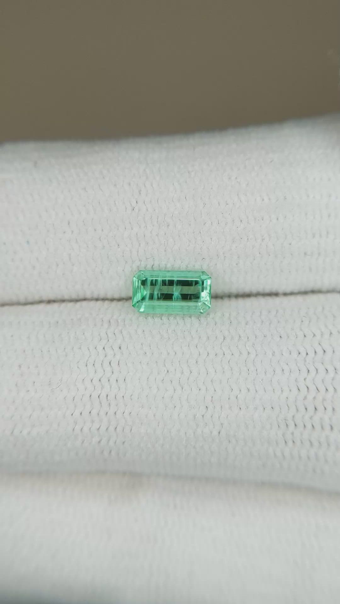 0.56 Ct. Emerald from Russia Size Video