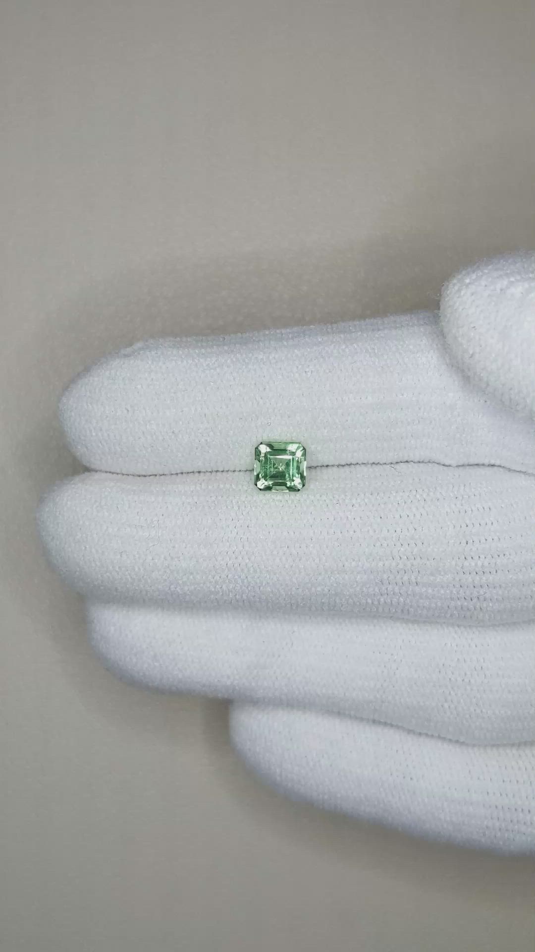 0.69 Ct. Emerald from Russia Size Video