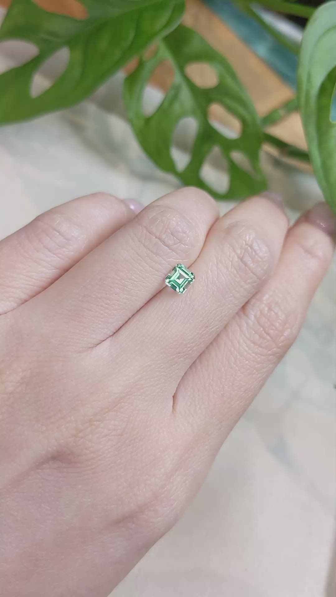 0.56 Ct. Emerald from Russia Size Video