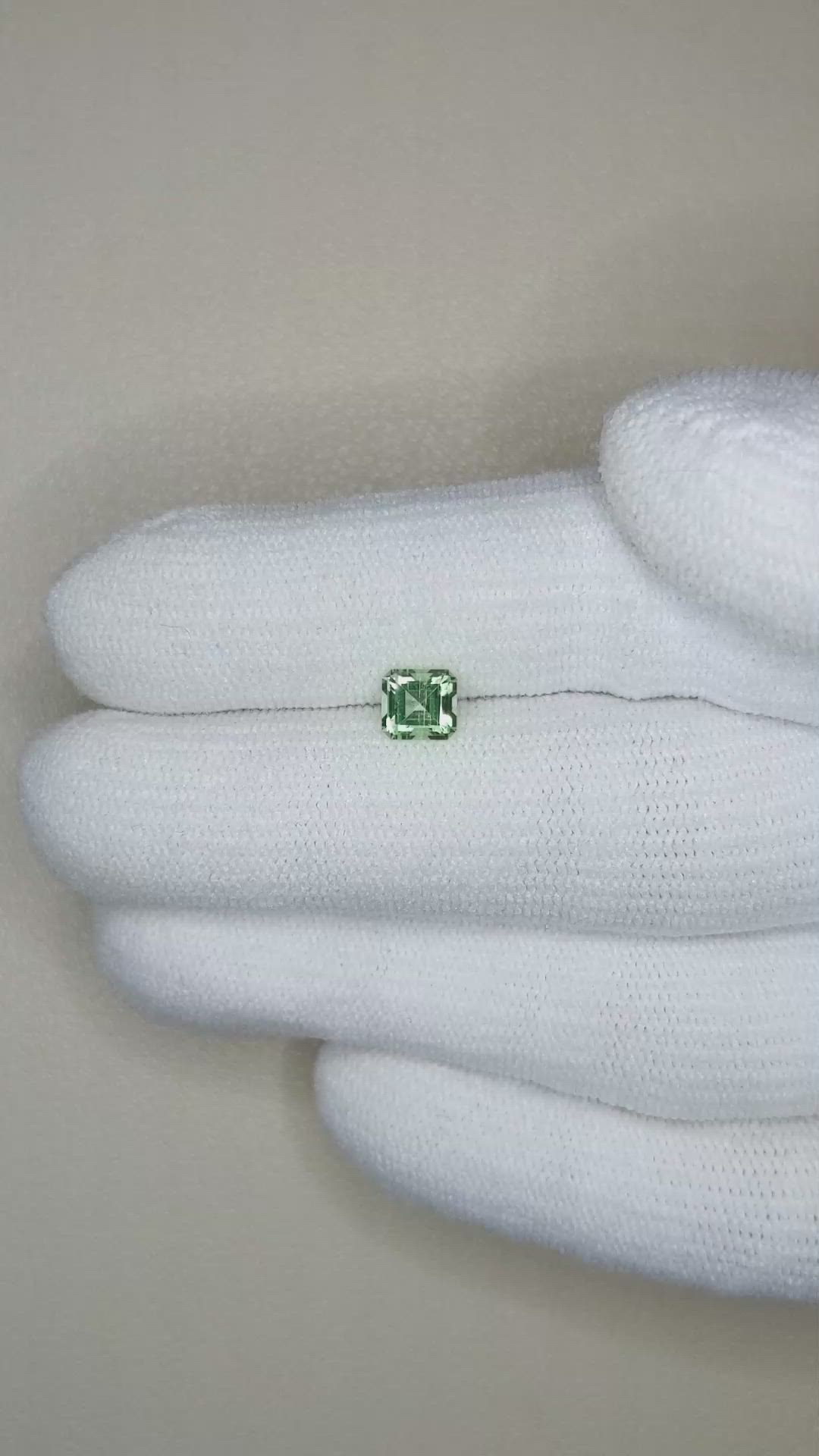0.56 Ct. Emerald from Russia Size Video