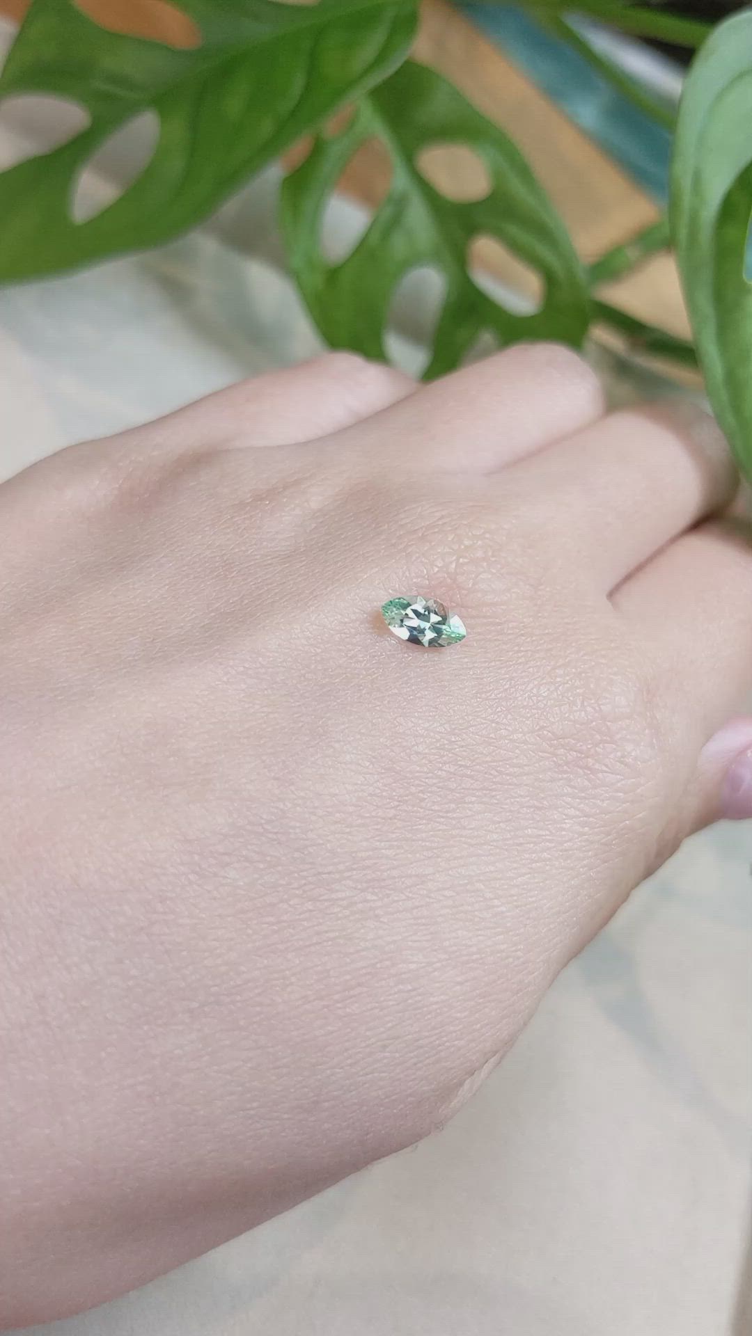 0.56 Ct. Emerald from Russia Size Video
