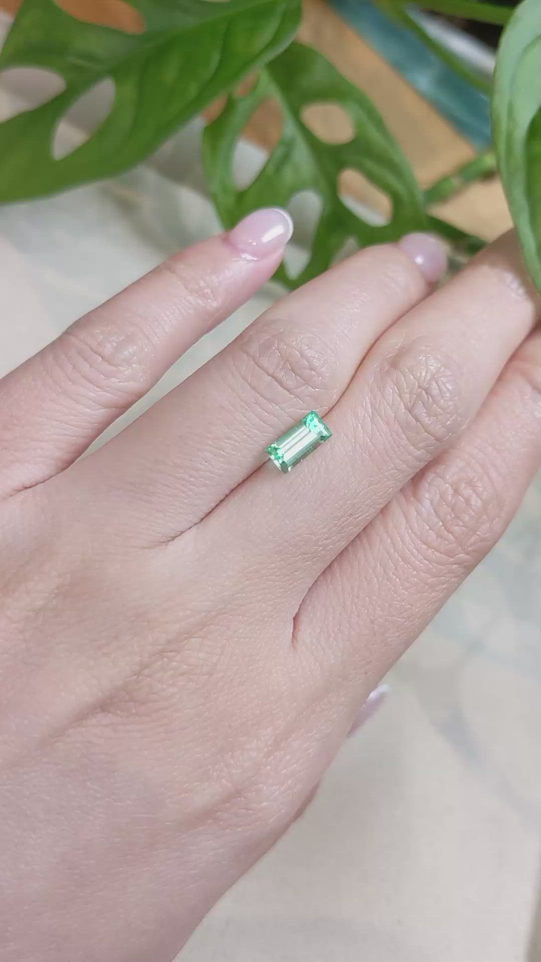0.85 Ct. Emerald from Russia Size Video