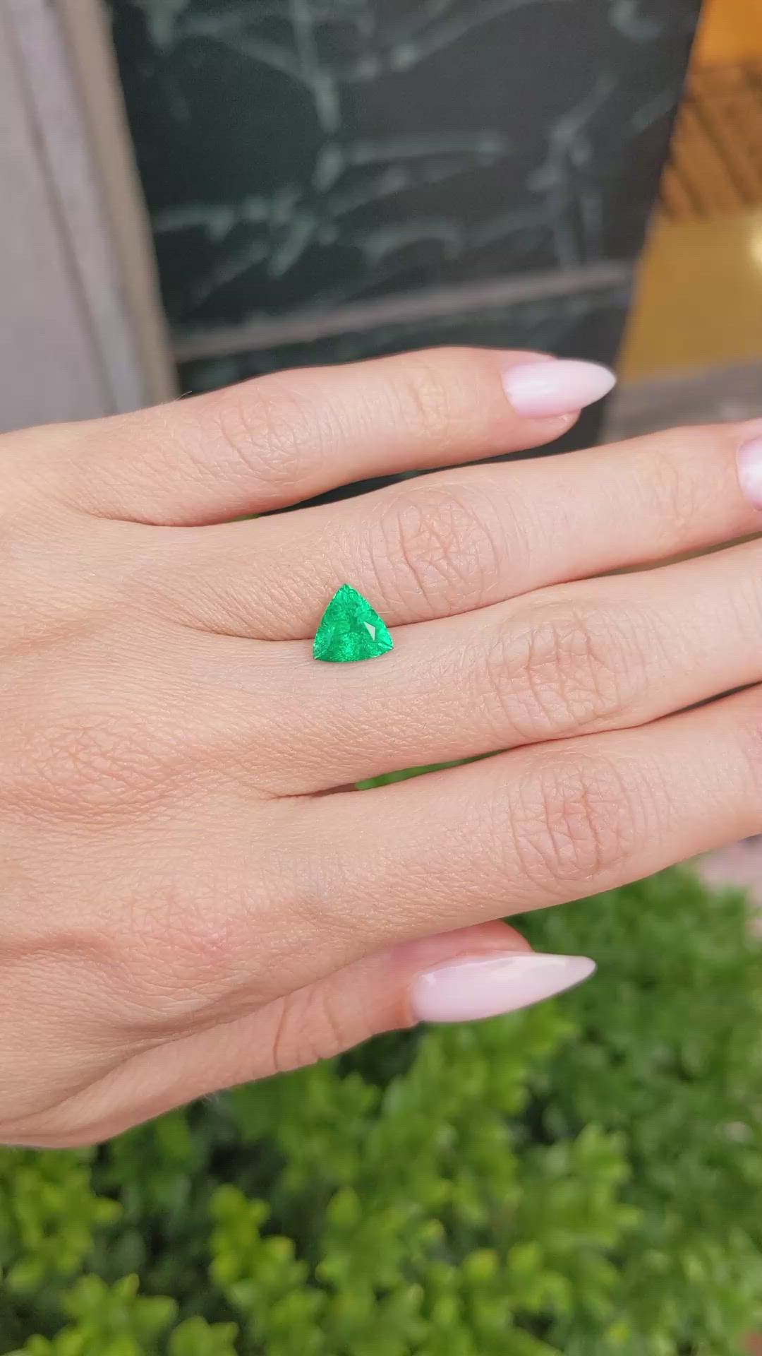 1.25 Ct. Emerald from Colombia Size Video
