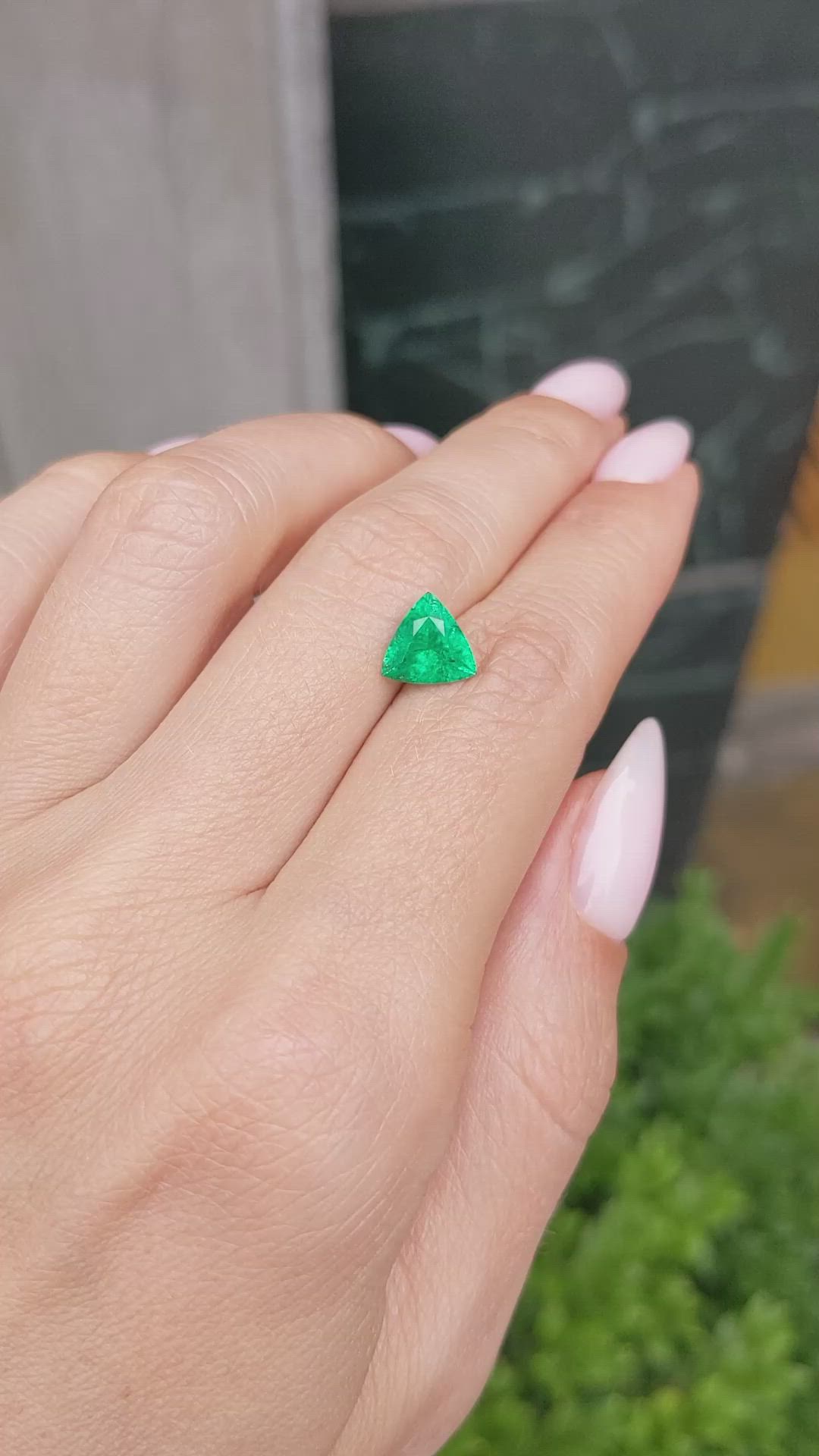 1.25 Ct. Emerald from Colombia Size Video