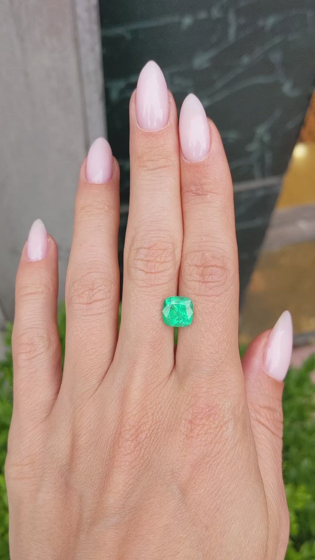 2.25 Ct. Emerald from Colombia Size Video