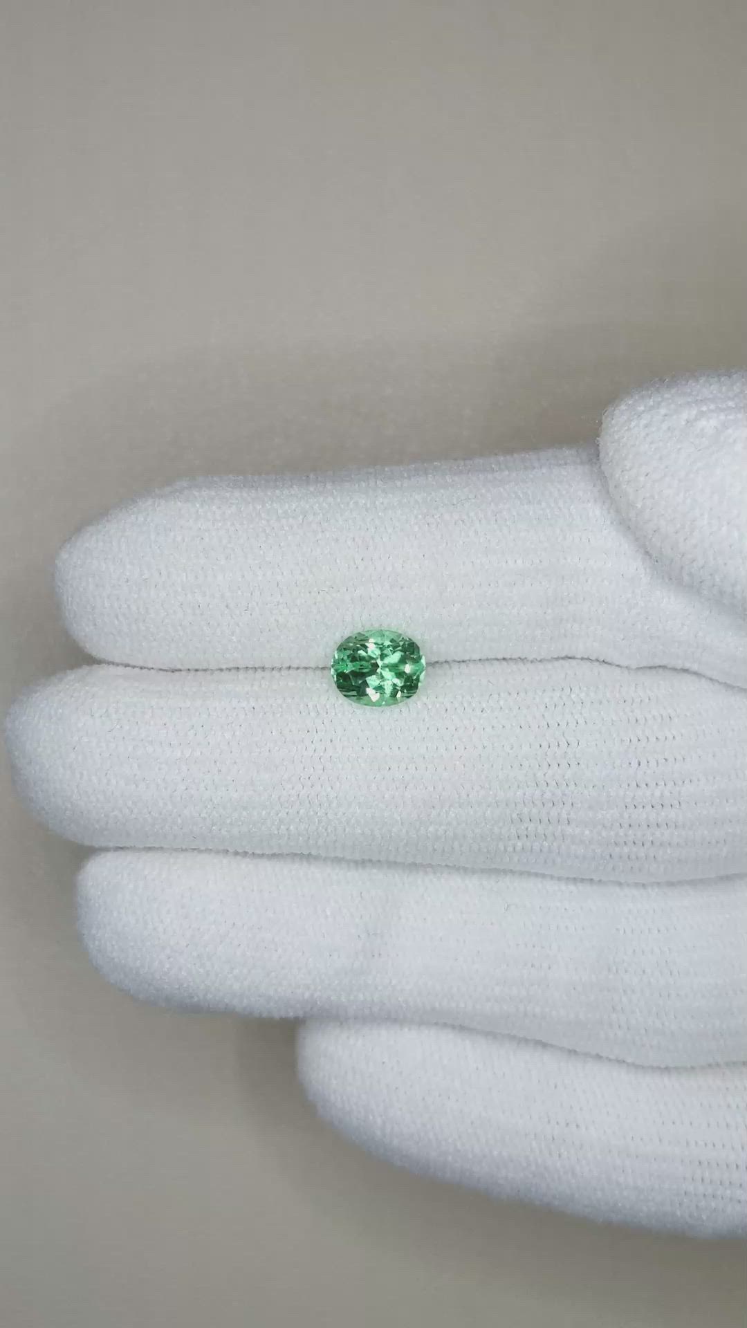 0.74 Ct. Emerald from Russia Size Video