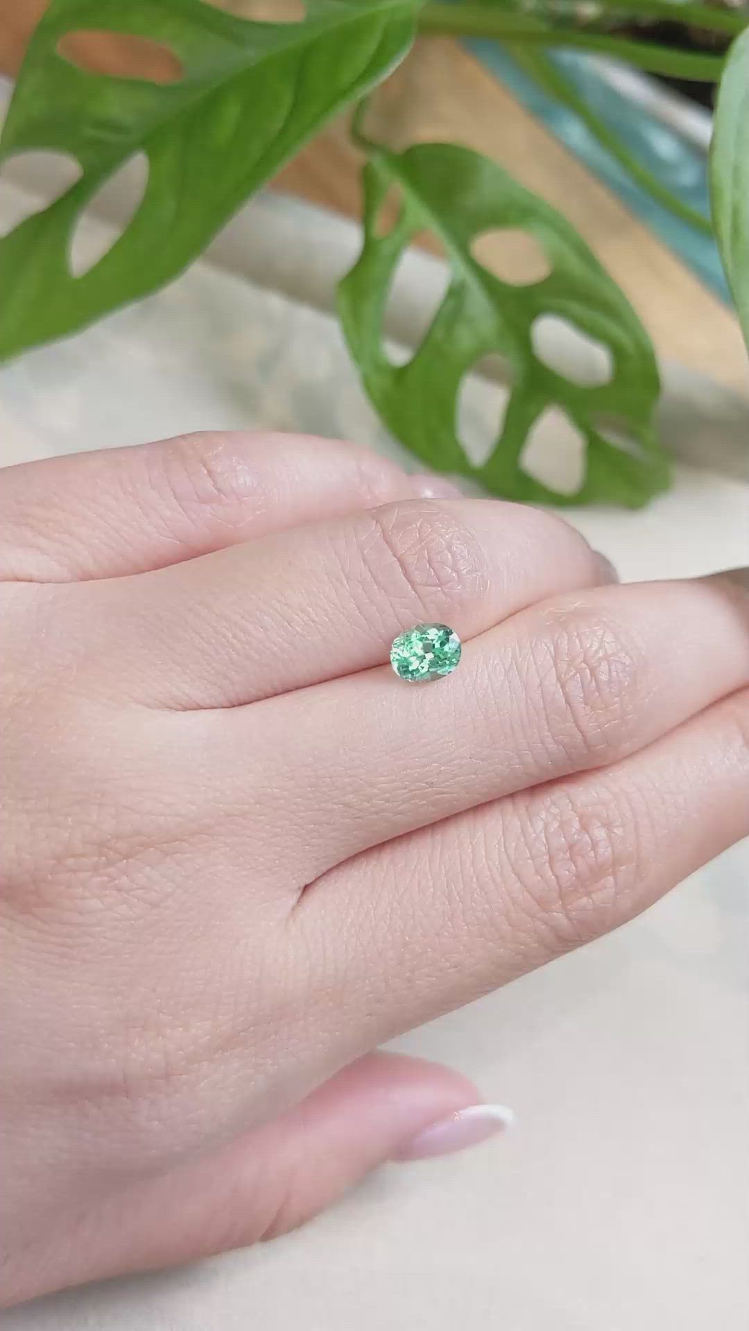 0.74 Ct. Emerald from Russia Size Video