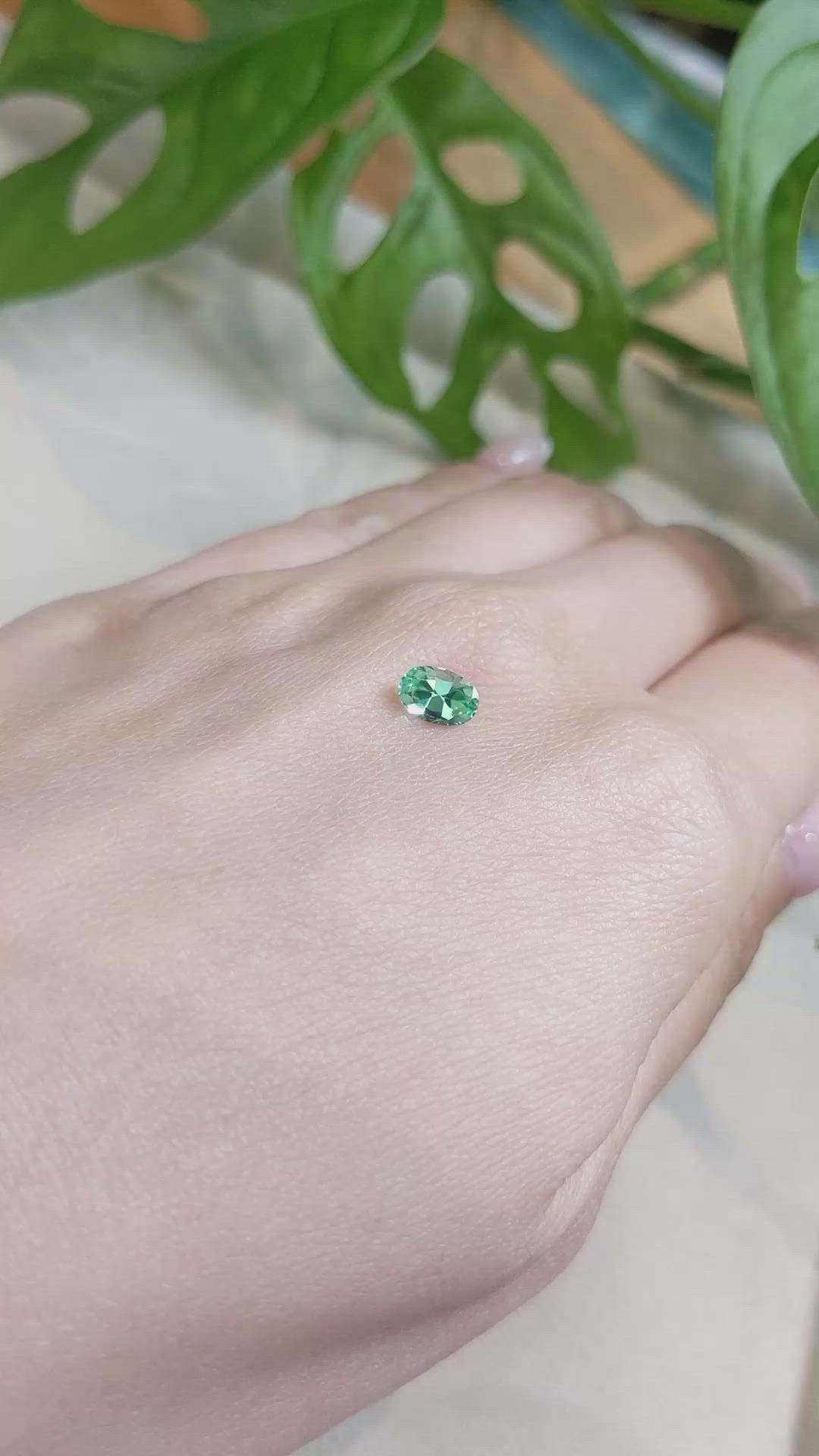 0.54 Ct. Emerald from Russia Size Video