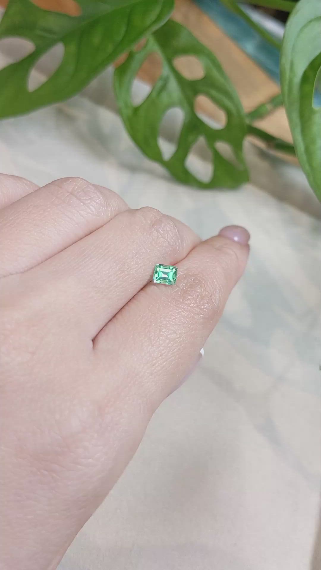0.51 Ct. Emerald from Russia Size Video