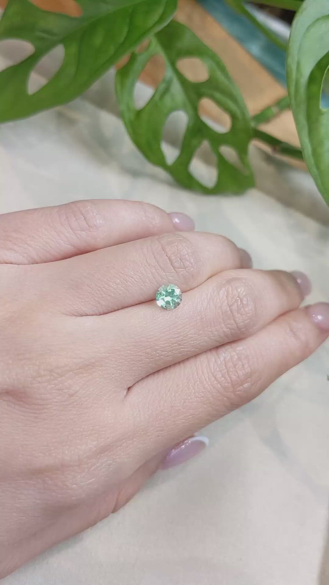 0.72 Ct. Emerald from Russia Size Video