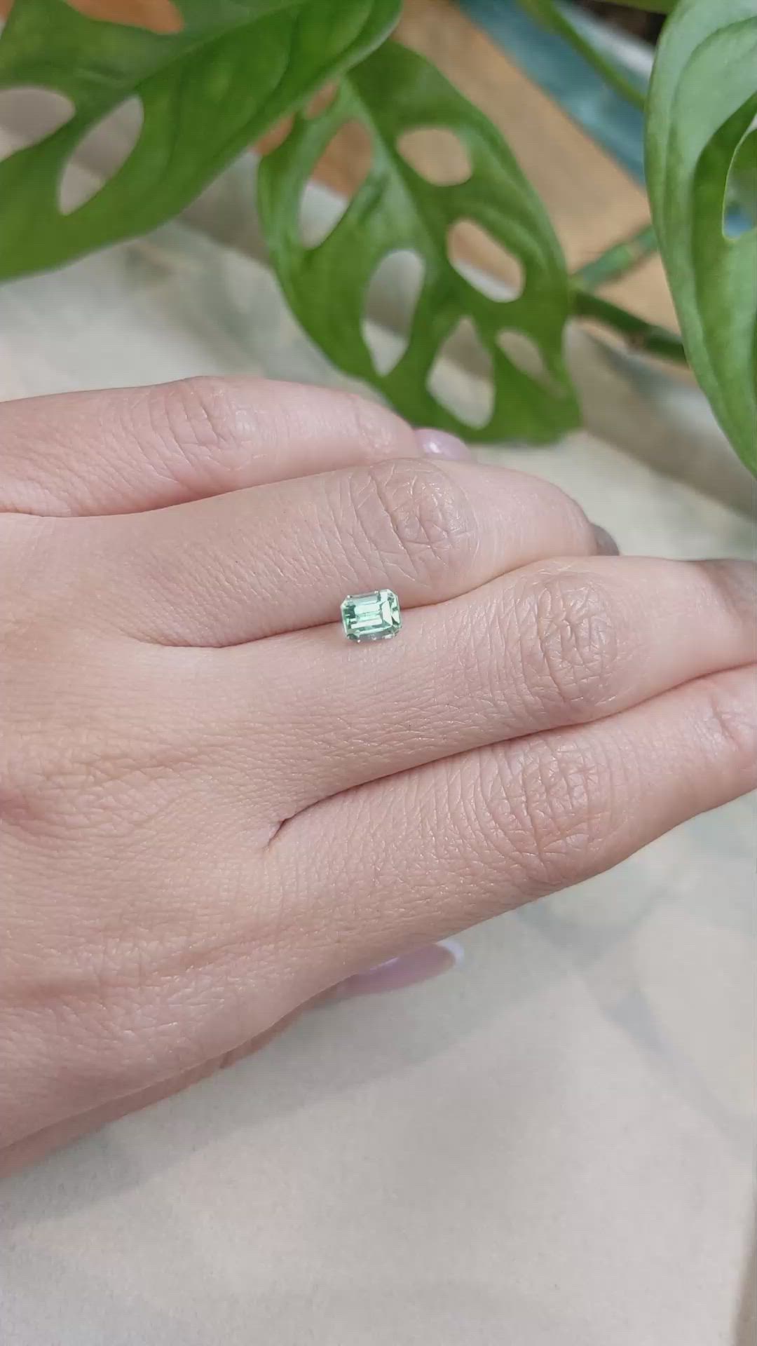 0.68 Ct. Emerald from Russia Size Video