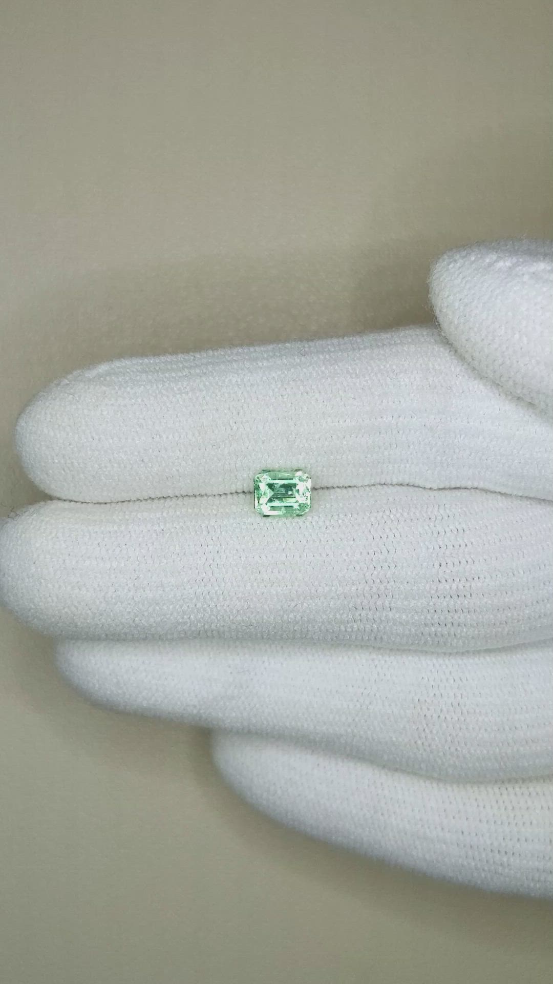 0.68 Ct. Emerald from Russia Size Video