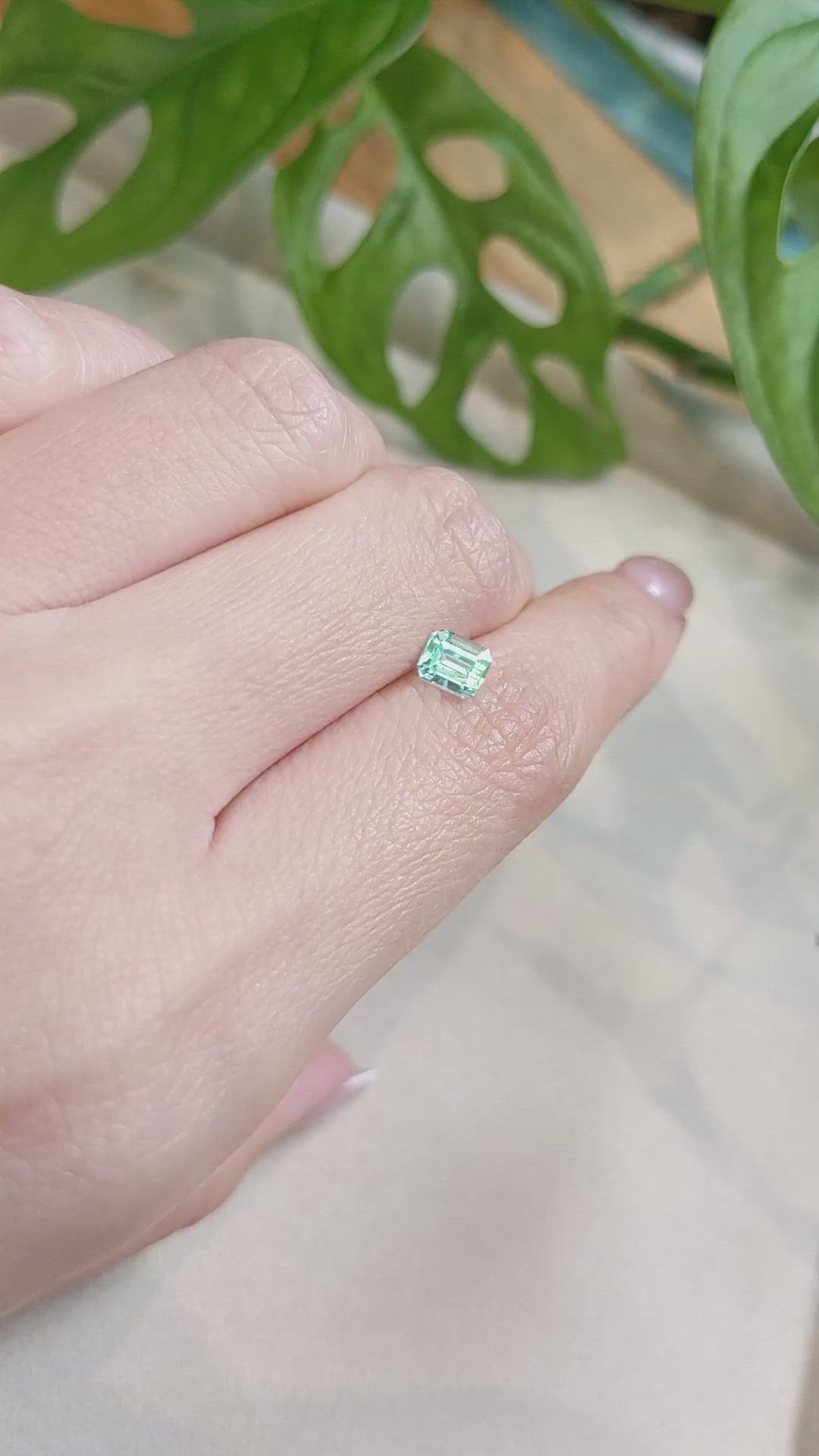 0.68 Ct. Emerald from Russia Size Video