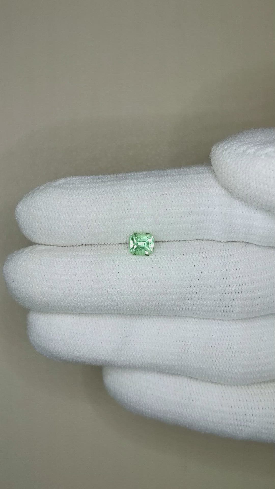 0.56 Ct. Emerald from Russia Size Video