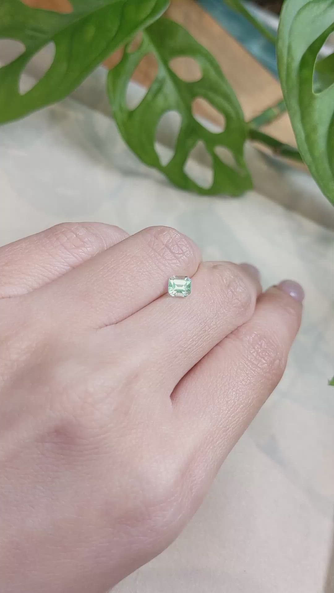 0.56 Ct. Emerald from Russia Size Video