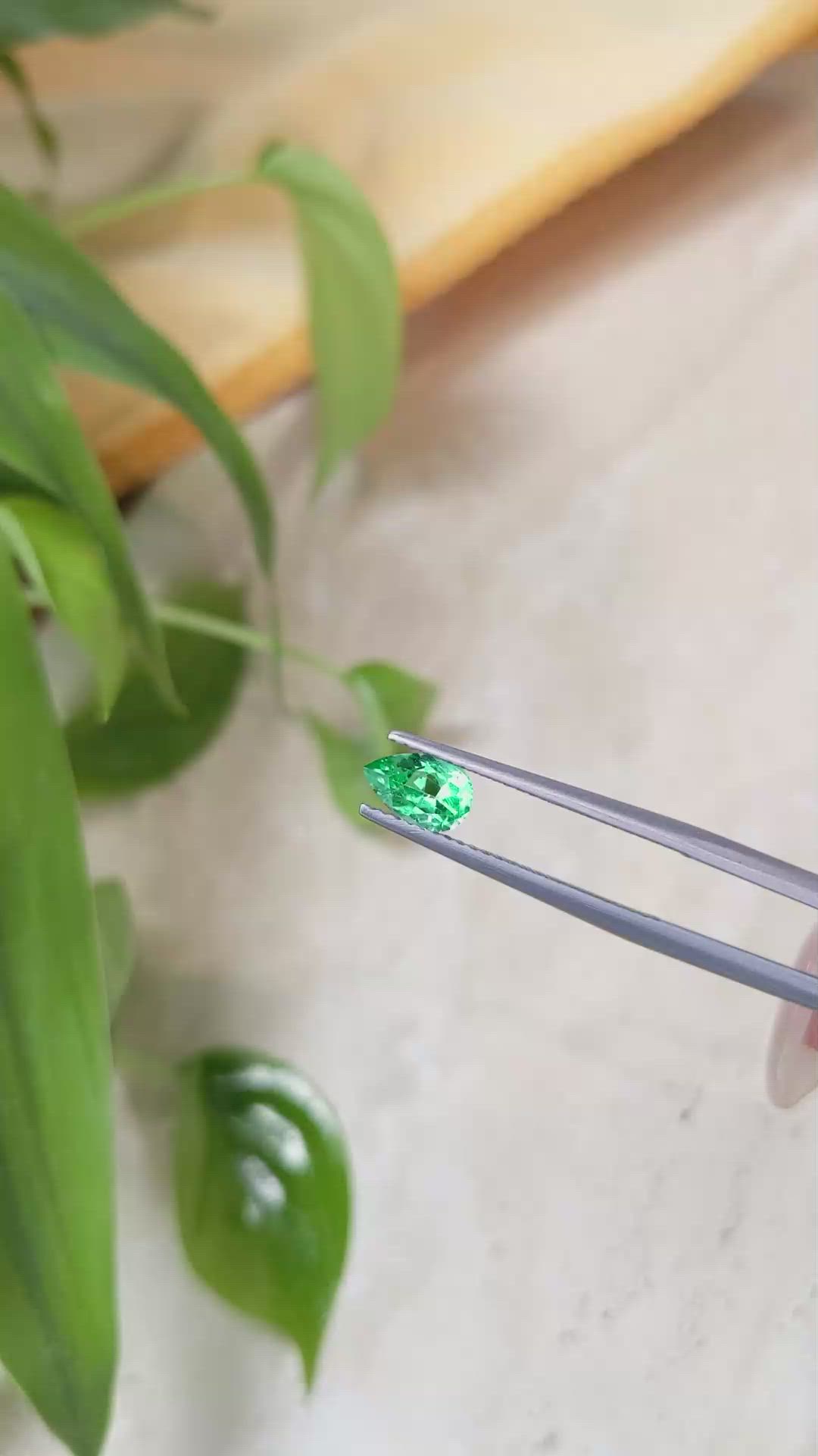 0.66 Ct. Emerald from Russia Size Video