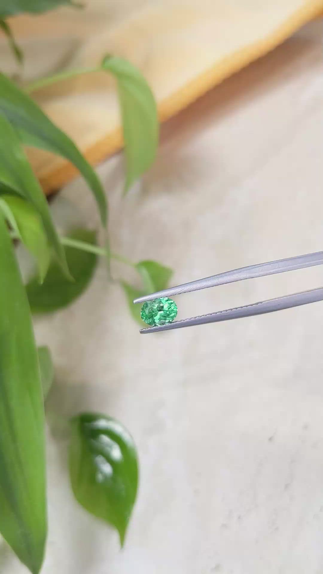 0.57 Ct. Emerald from Russia Size Video