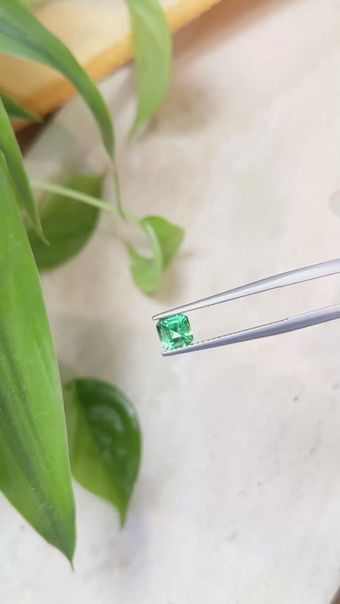 0.68 Ct. Emerald from Russia Size Video