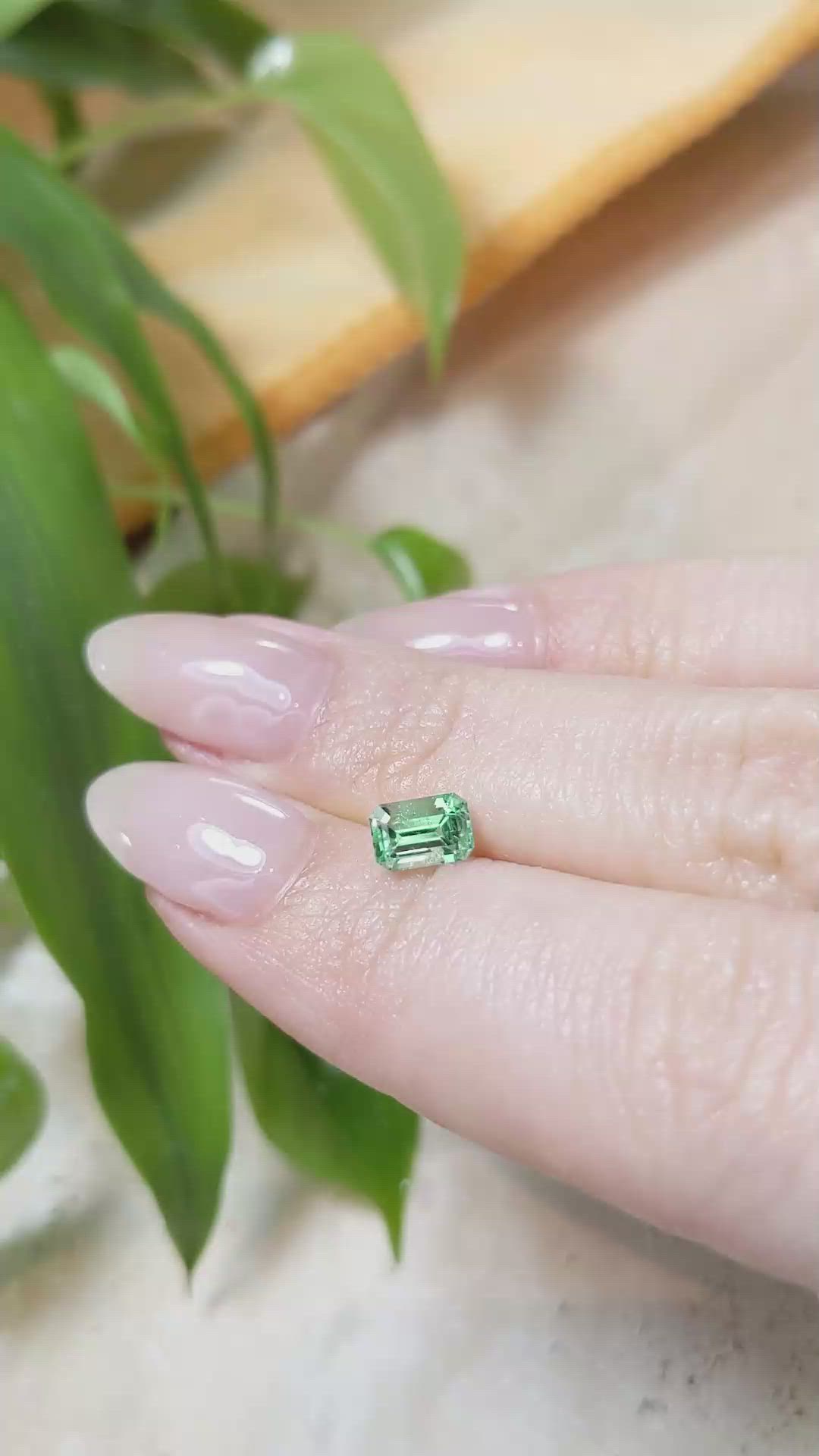 0.74 Ct. Emerald from Russia Size Video