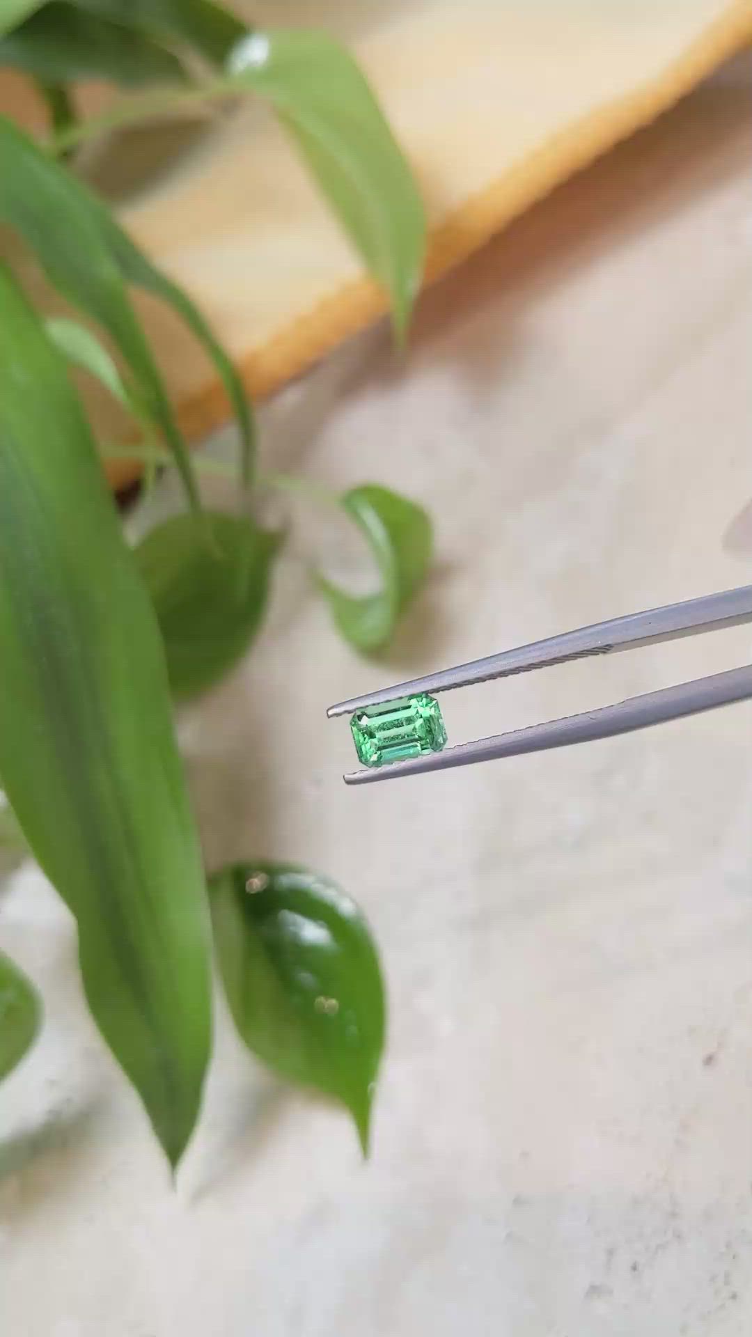 0.74 Ct. Emerald from Russia Size Video