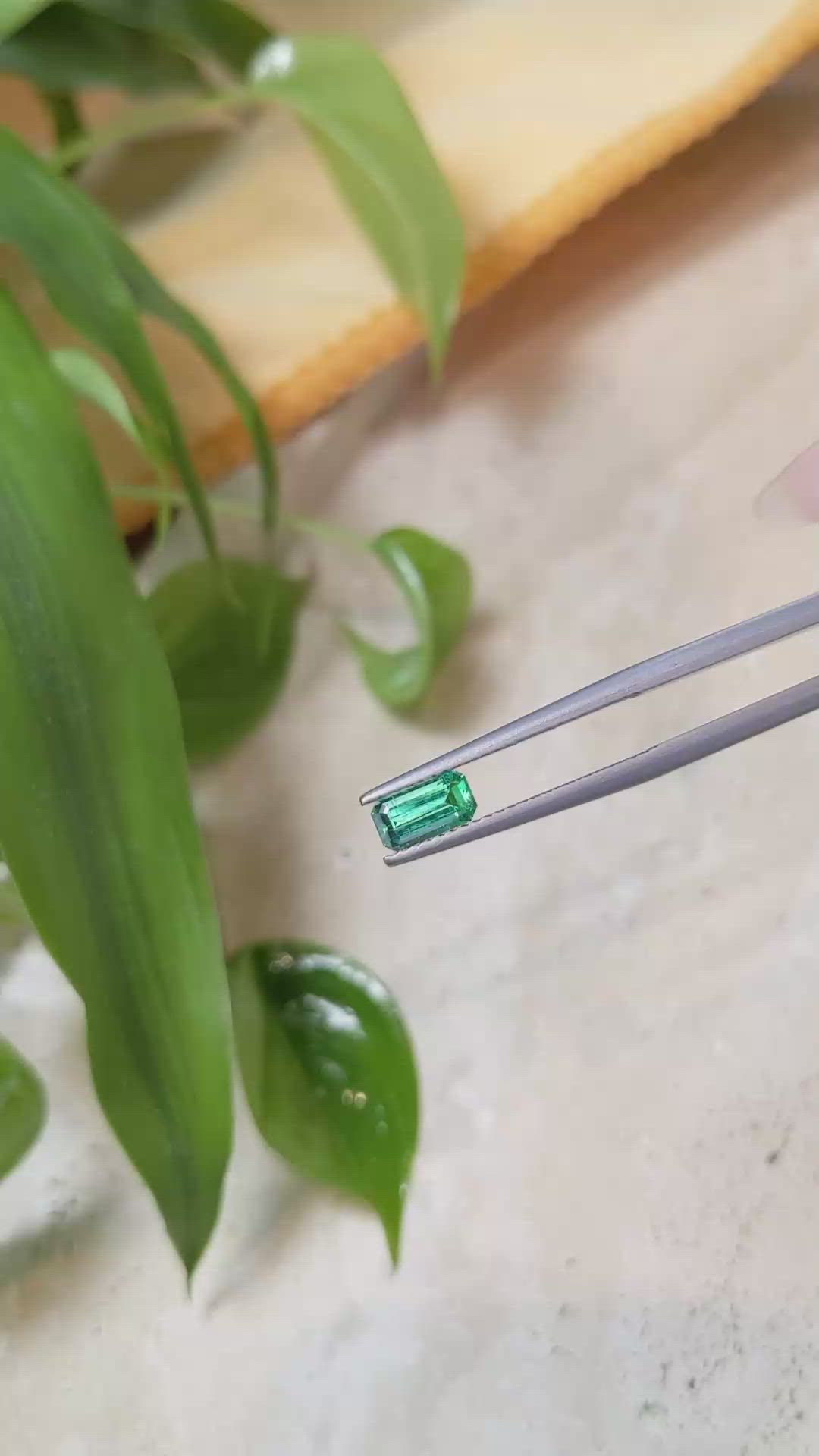 0.62 Ct. Emerald from Russia Size Video