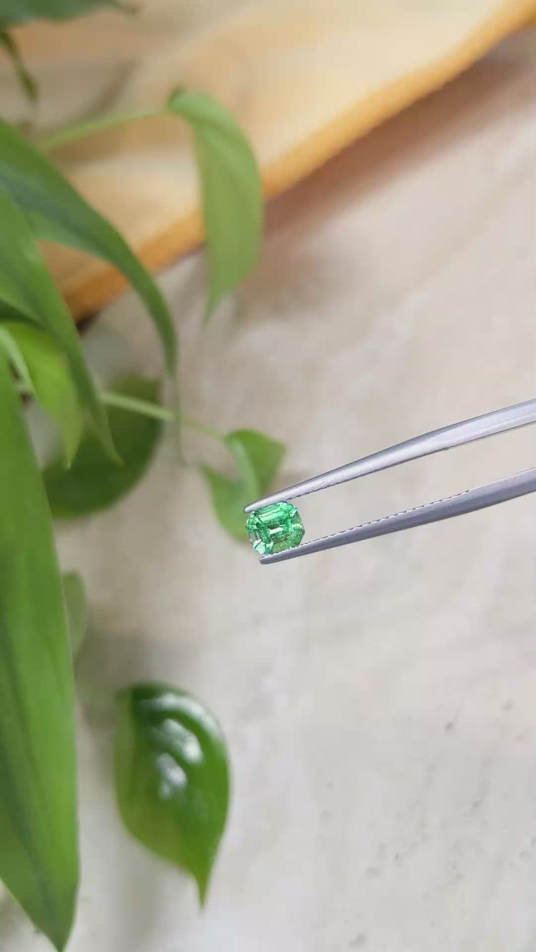 0.59 Ct. Emerald from Russia Size Video