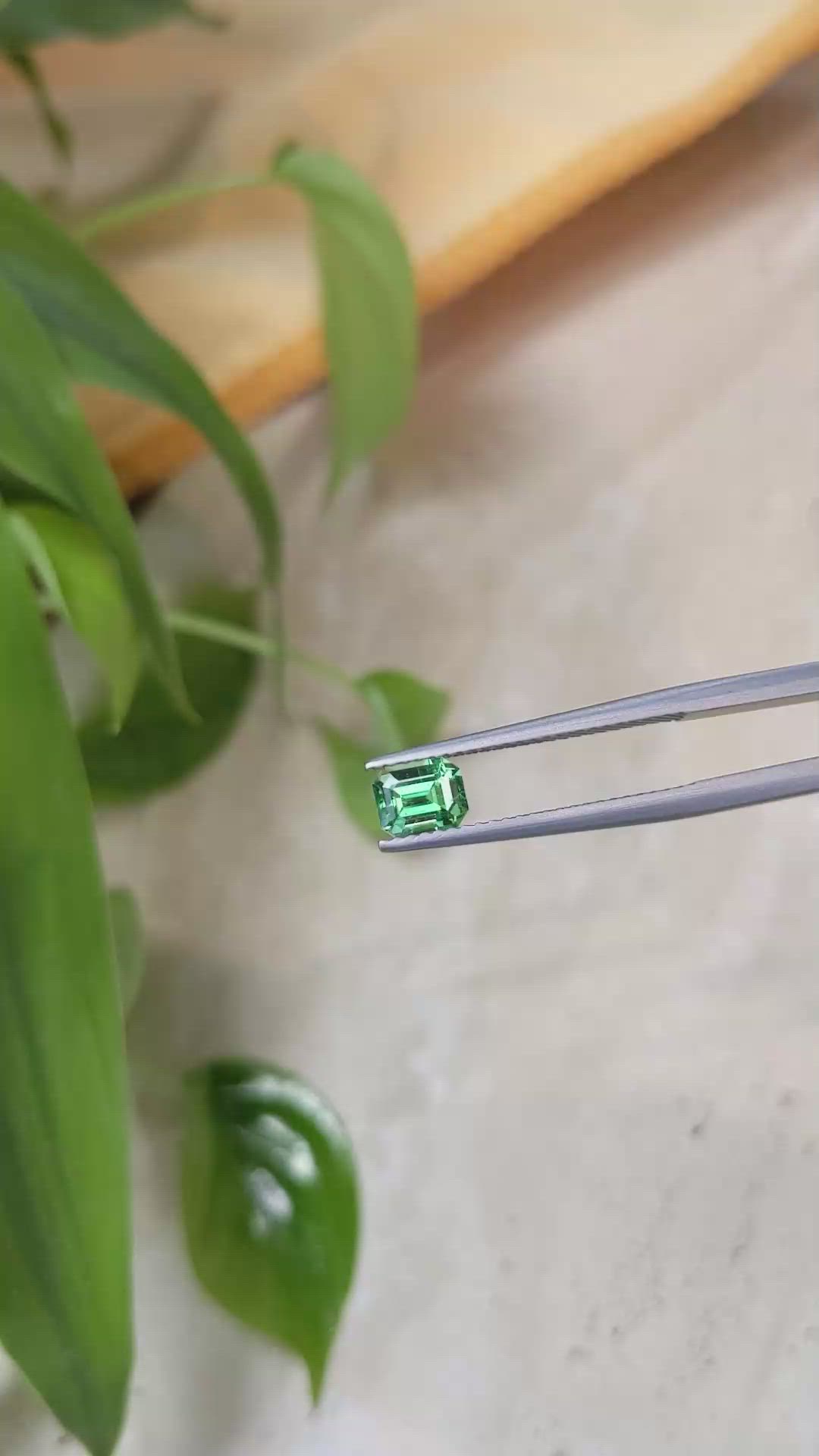 0.62 Ct. Emerald from Russia Size Video