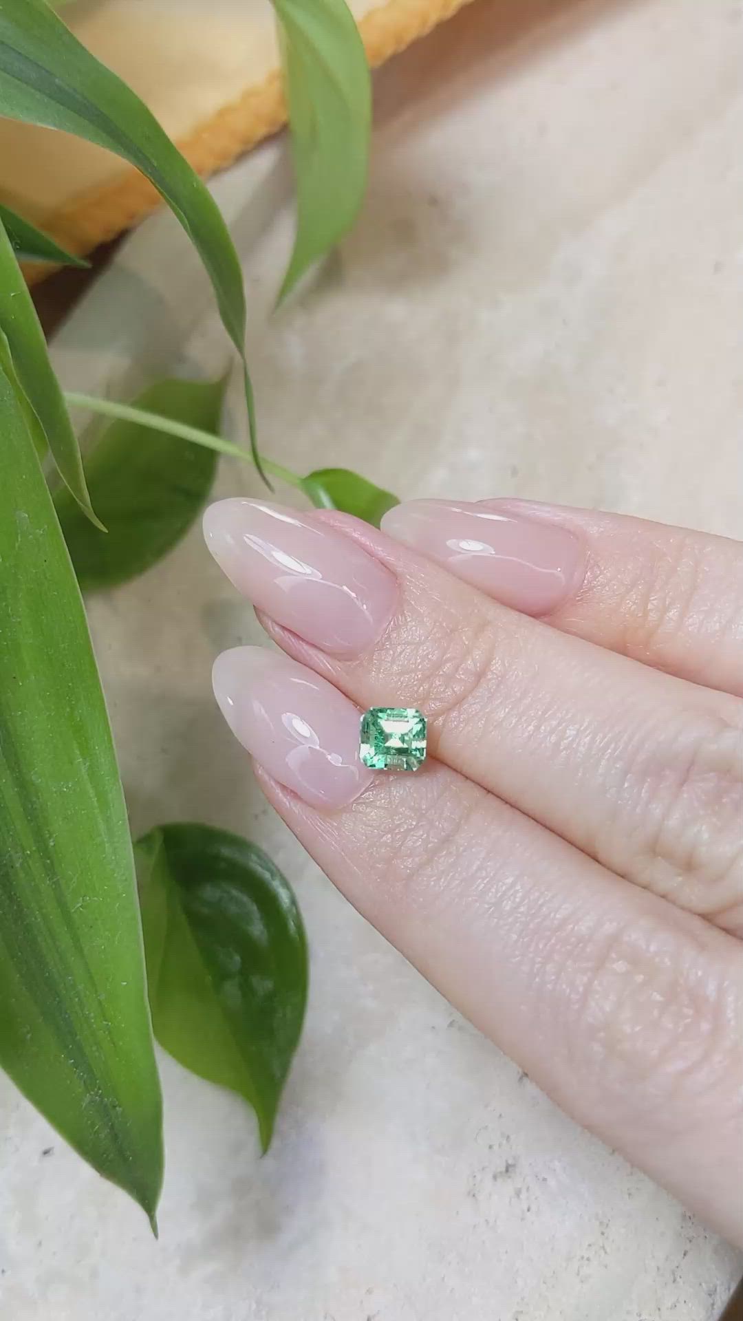 0.85 Ct. Emerald from Russia Size Video