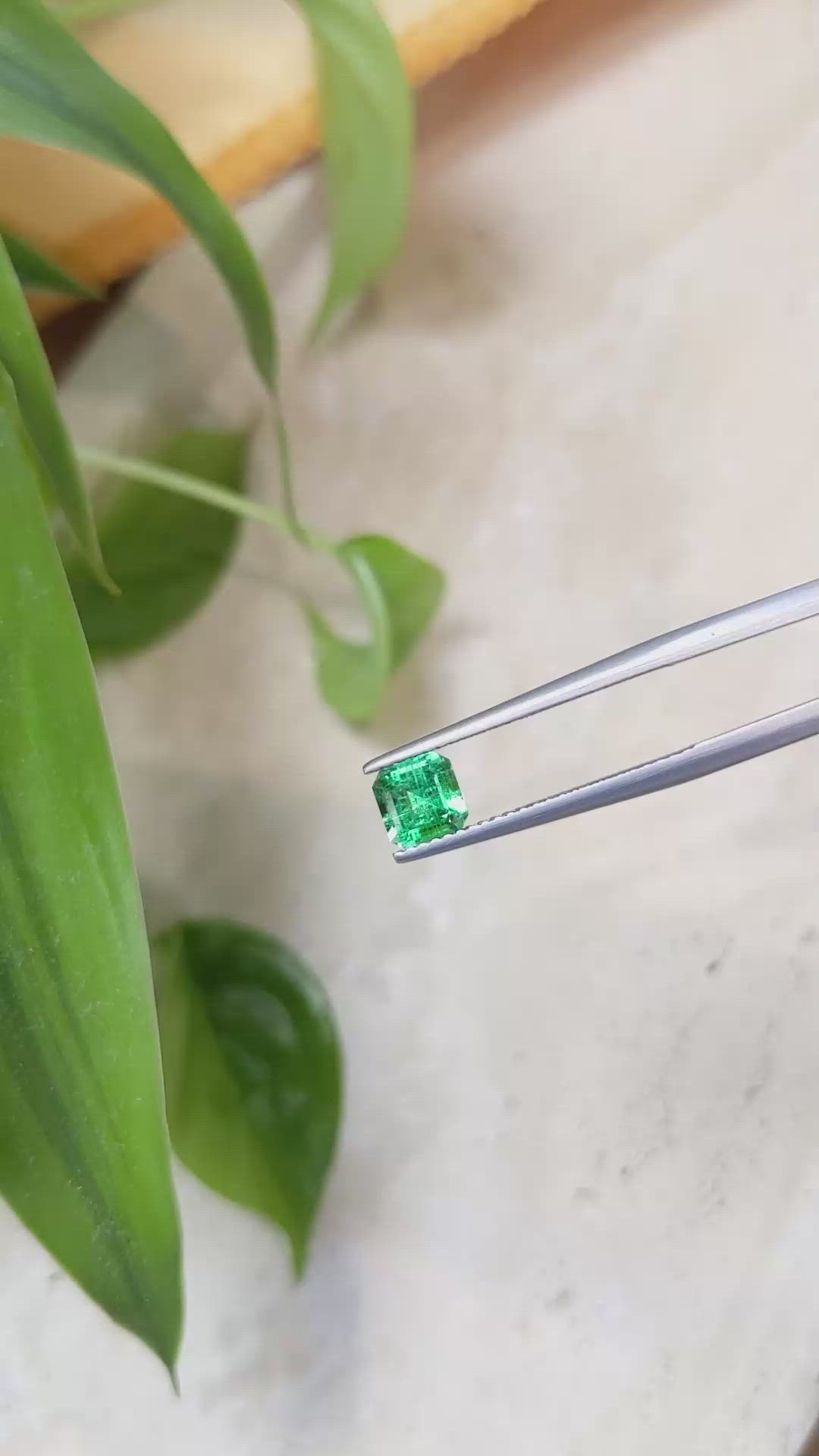 0.71 Ct. Emerald from Russia Size Video