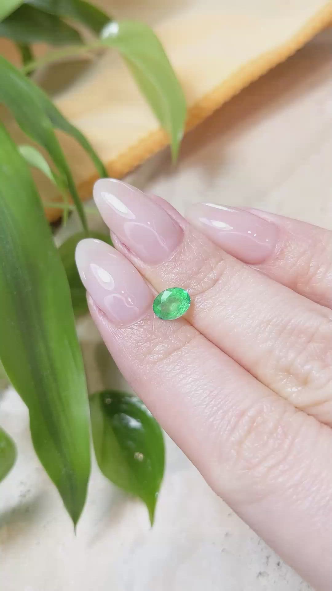 0.70 Ct. Emerald from Russia Size Video