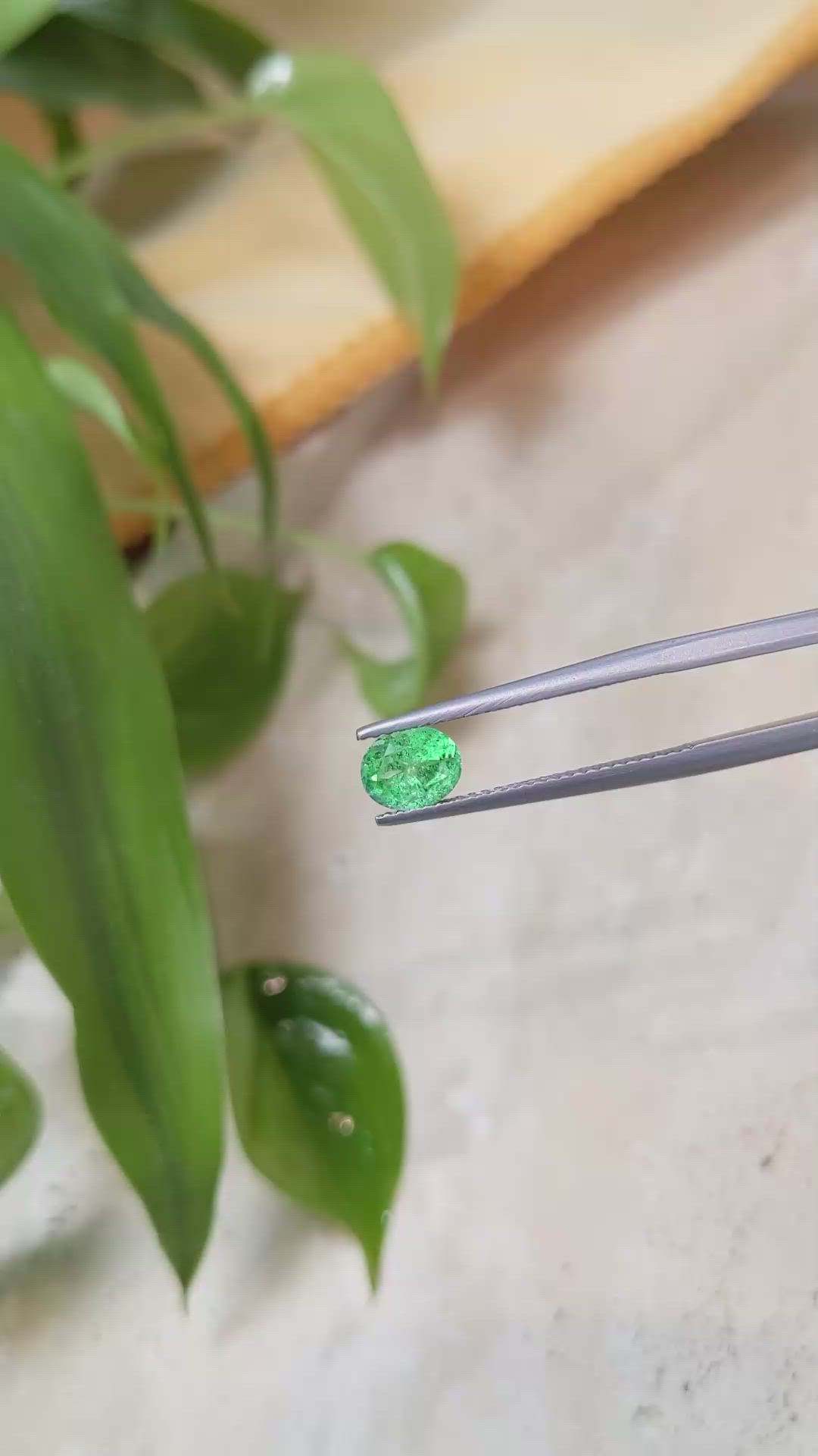 0.72 Ct. Emerald from Russia Size Video