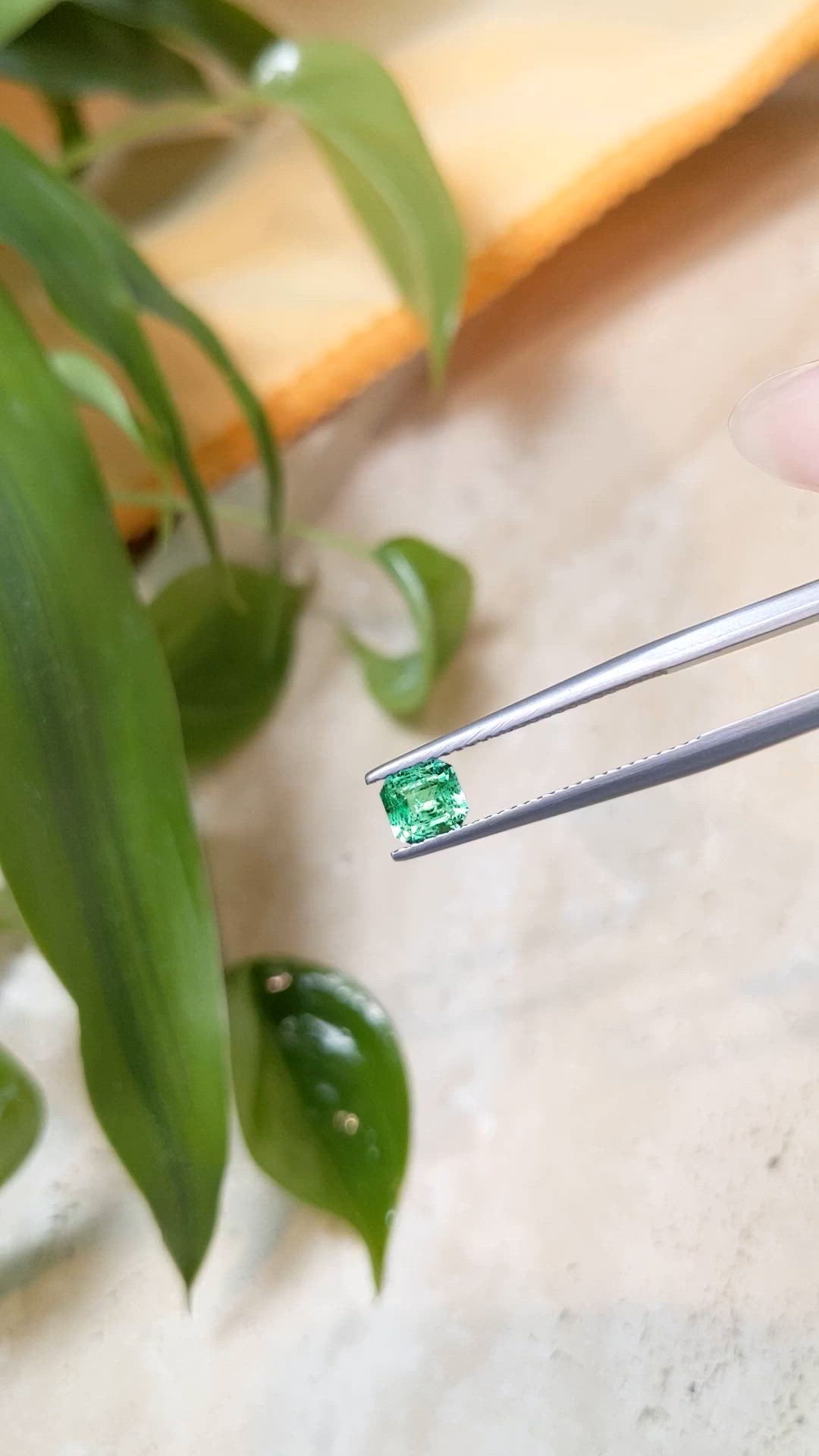 0.55 Ct. Emerald from Russia Size Video