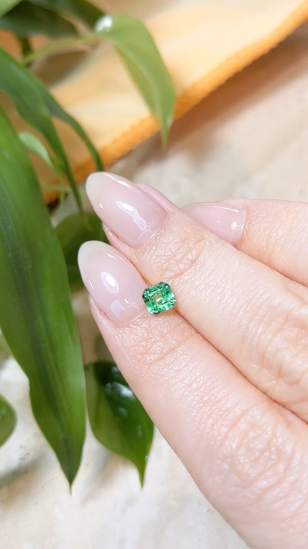 0.55 Ct. Emerald from Russia Size Video