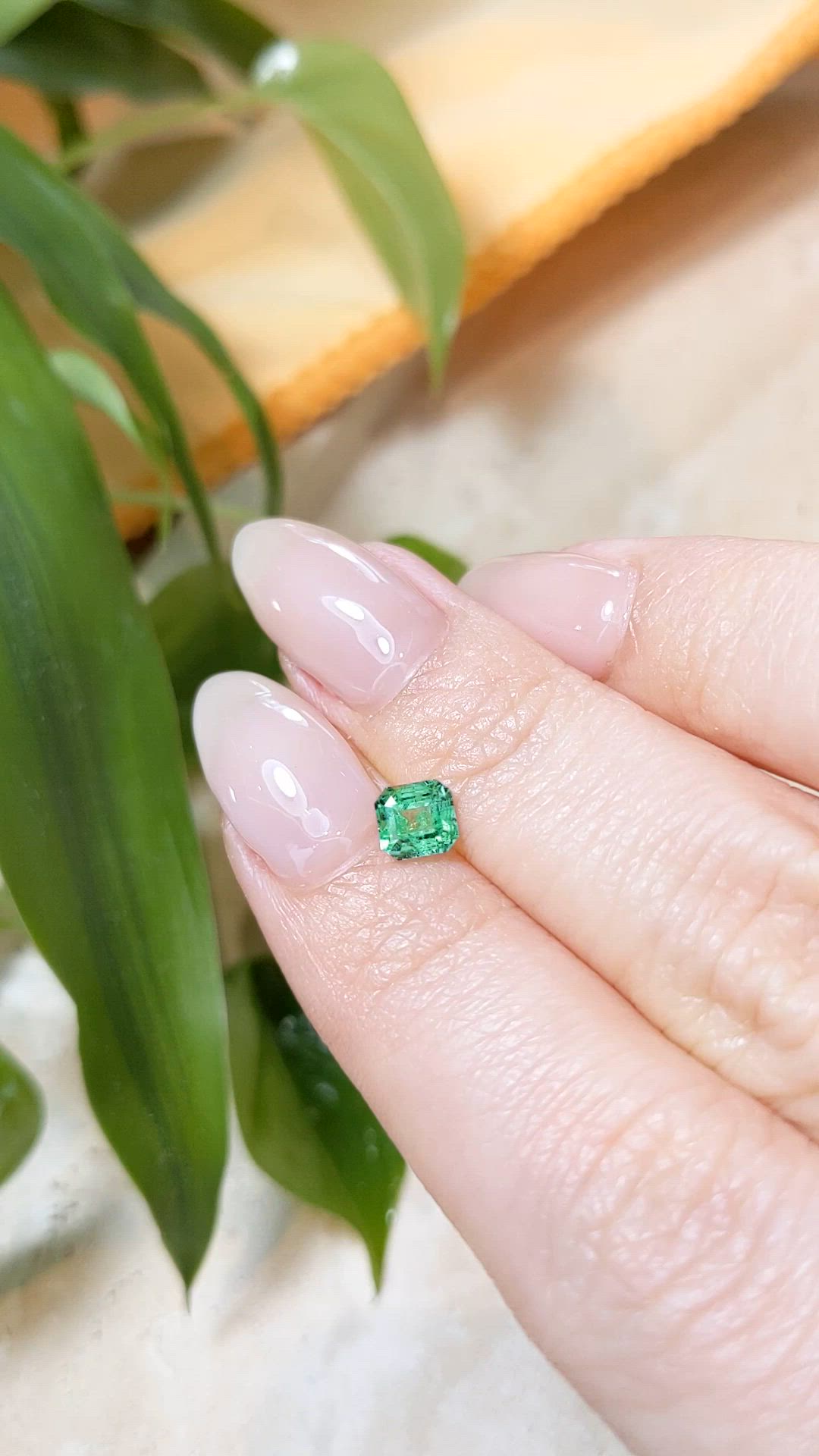 0.55 Ct. Emerald from Russia Size Video