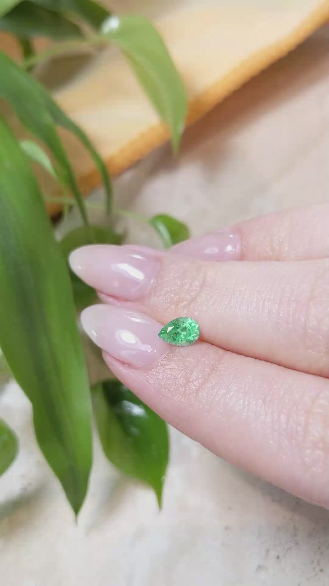 0.58 Ct. Emerald from Russia Size Video