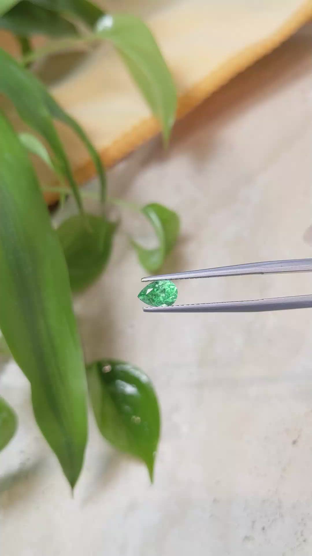 0.58 Ct. Emerald from Russia Size Video