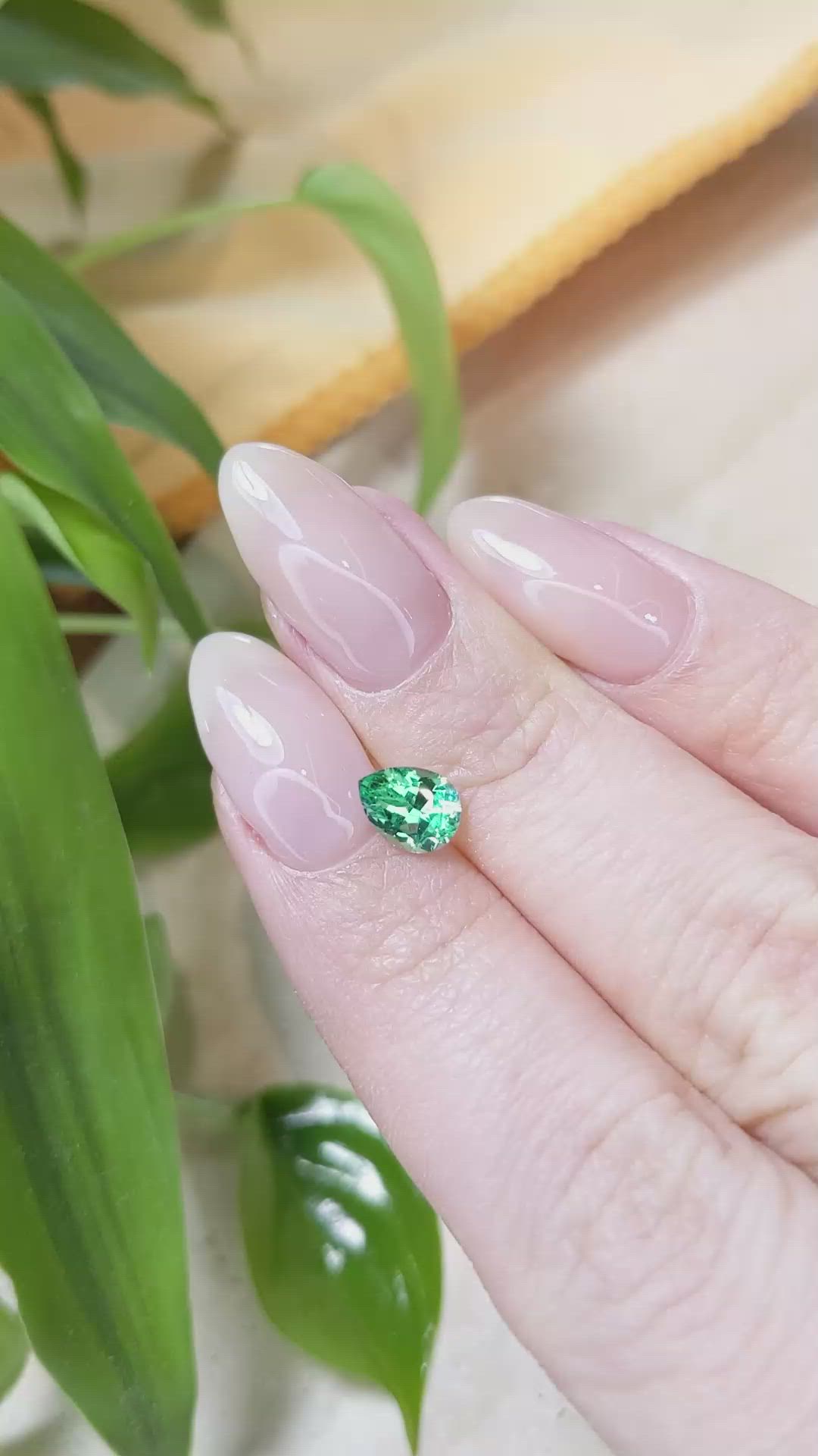 0.79 Ct. Emerald from Russia Size Video