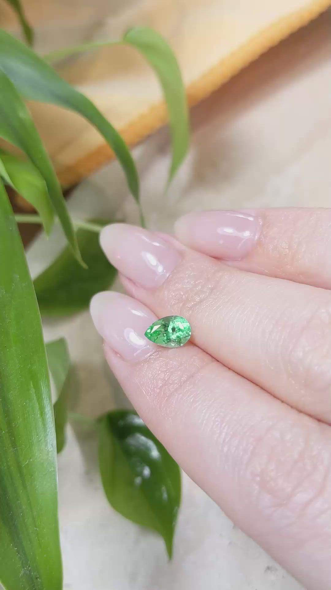 0.79 Ct. Emerald from Russia Size Video
