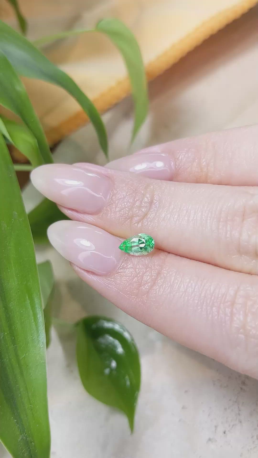 0.66 Ct. Emerald from Russia Size Video