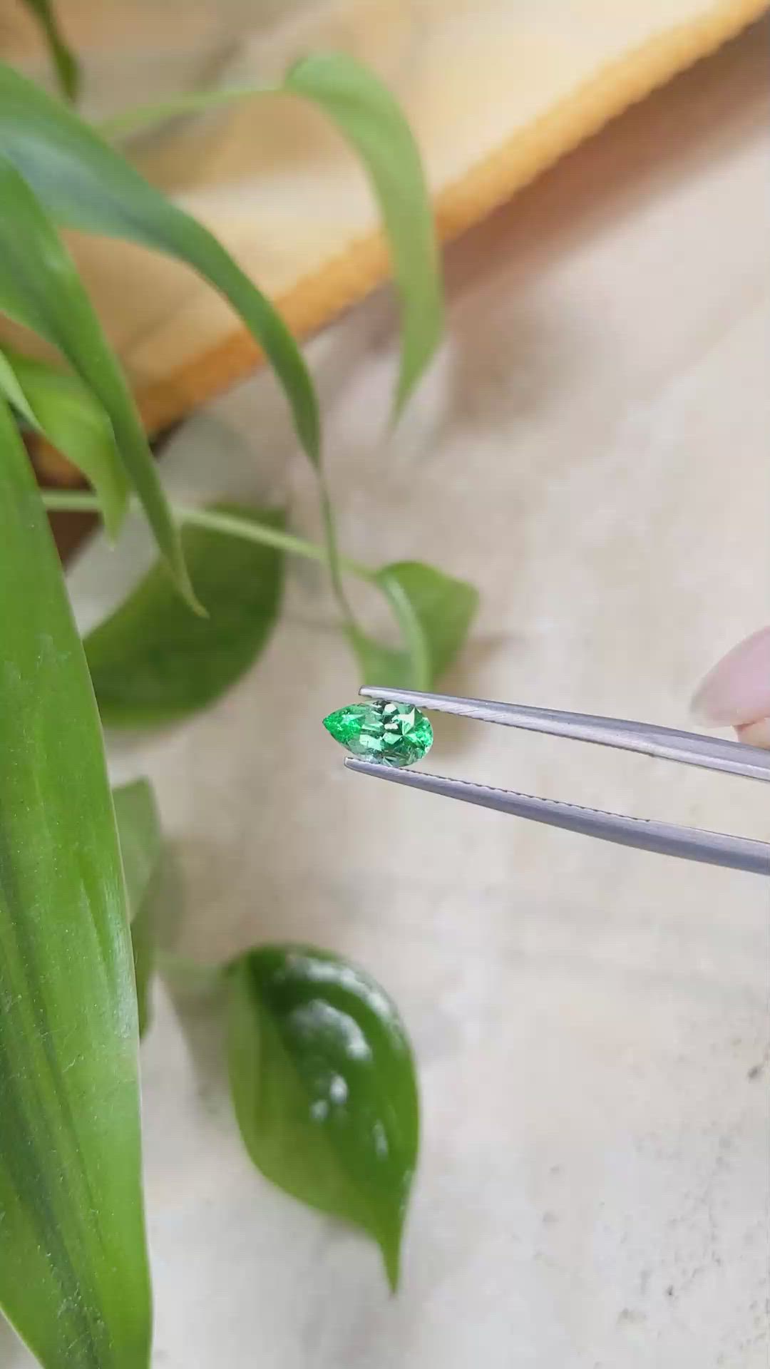 0.66 Ct. Emerald from Russia Size Video