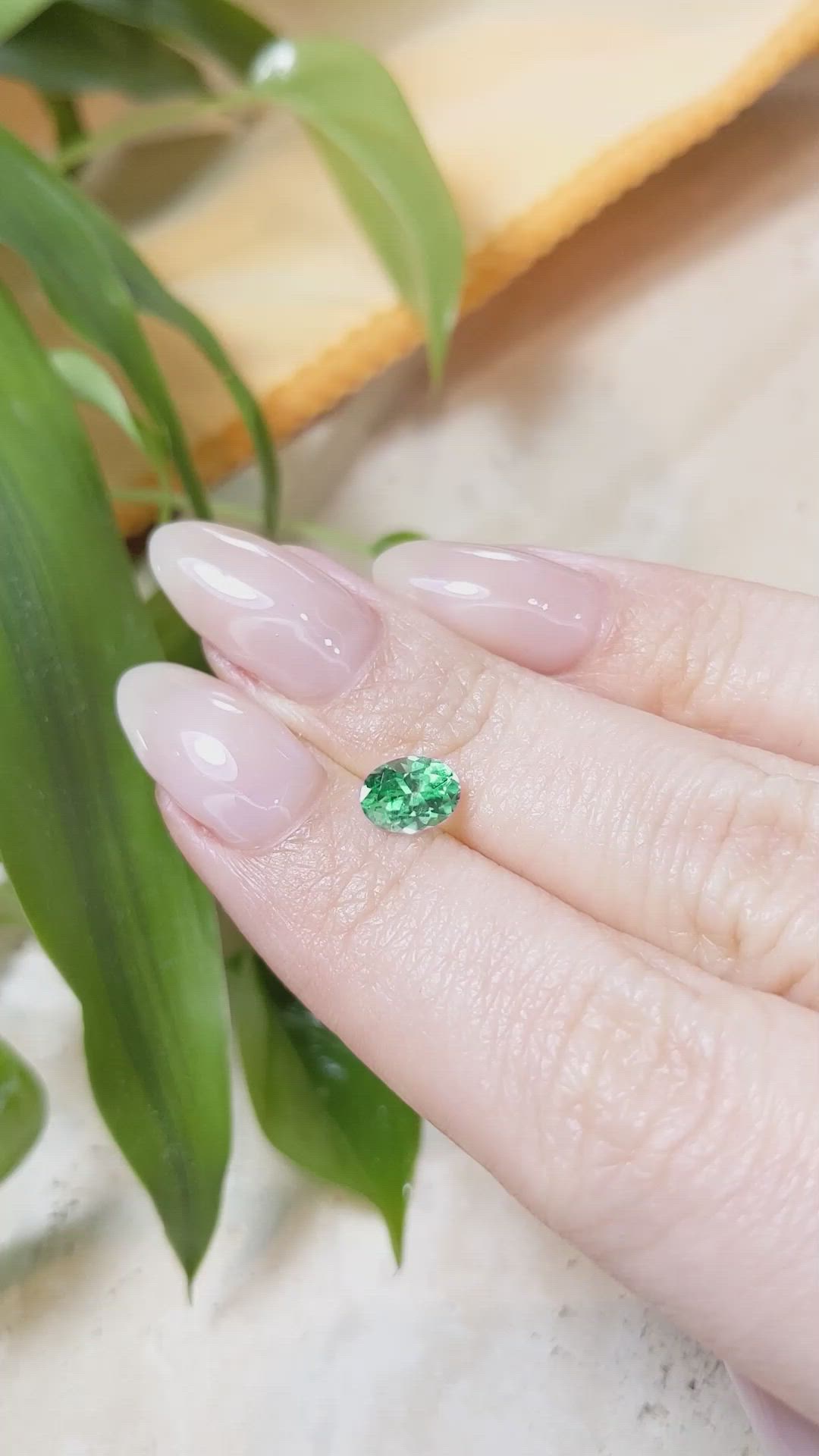 0.78 Ct. Emerald from Russia Size Video