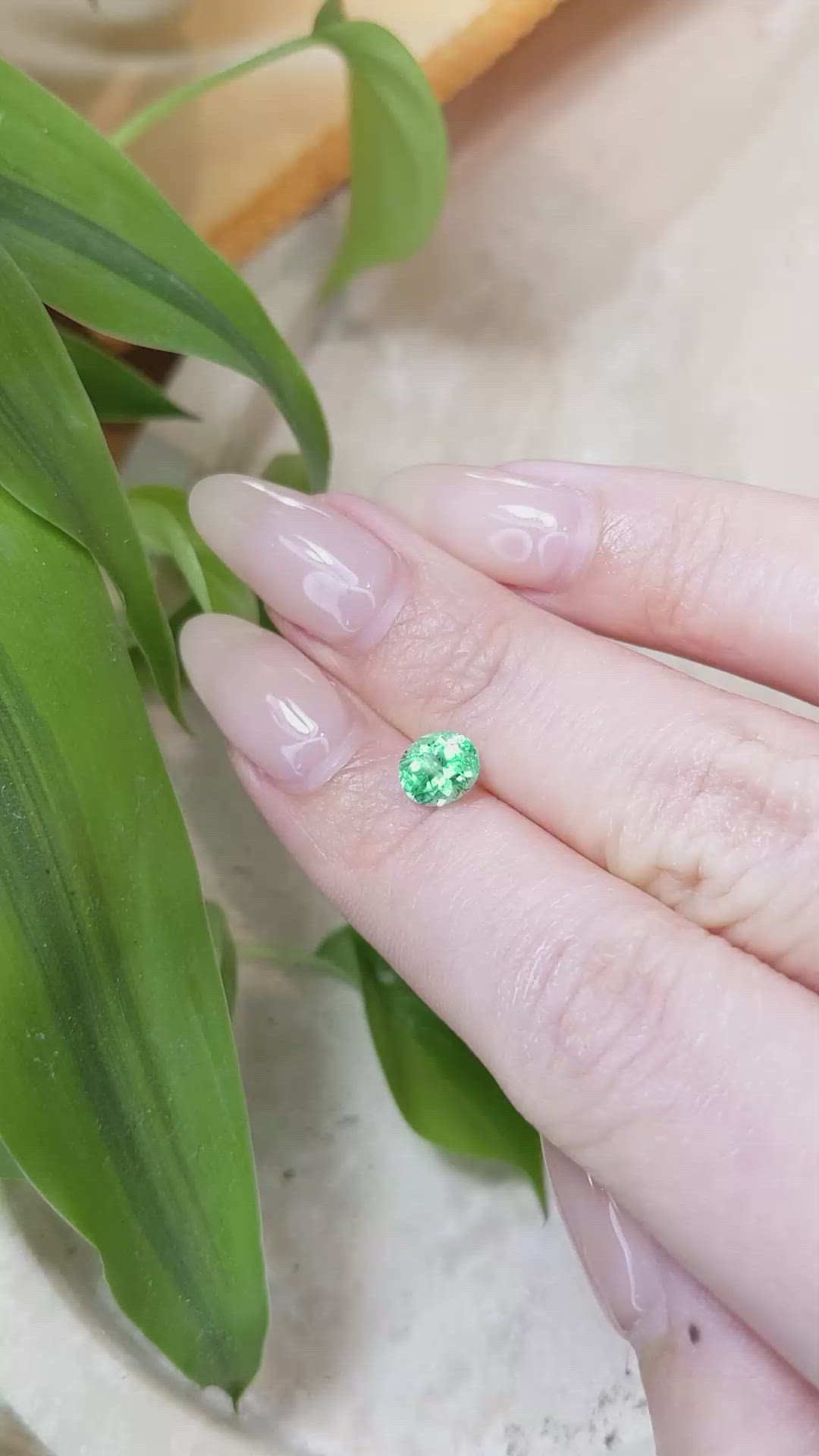 0.82 Ct. Emerald from Russia Size Video