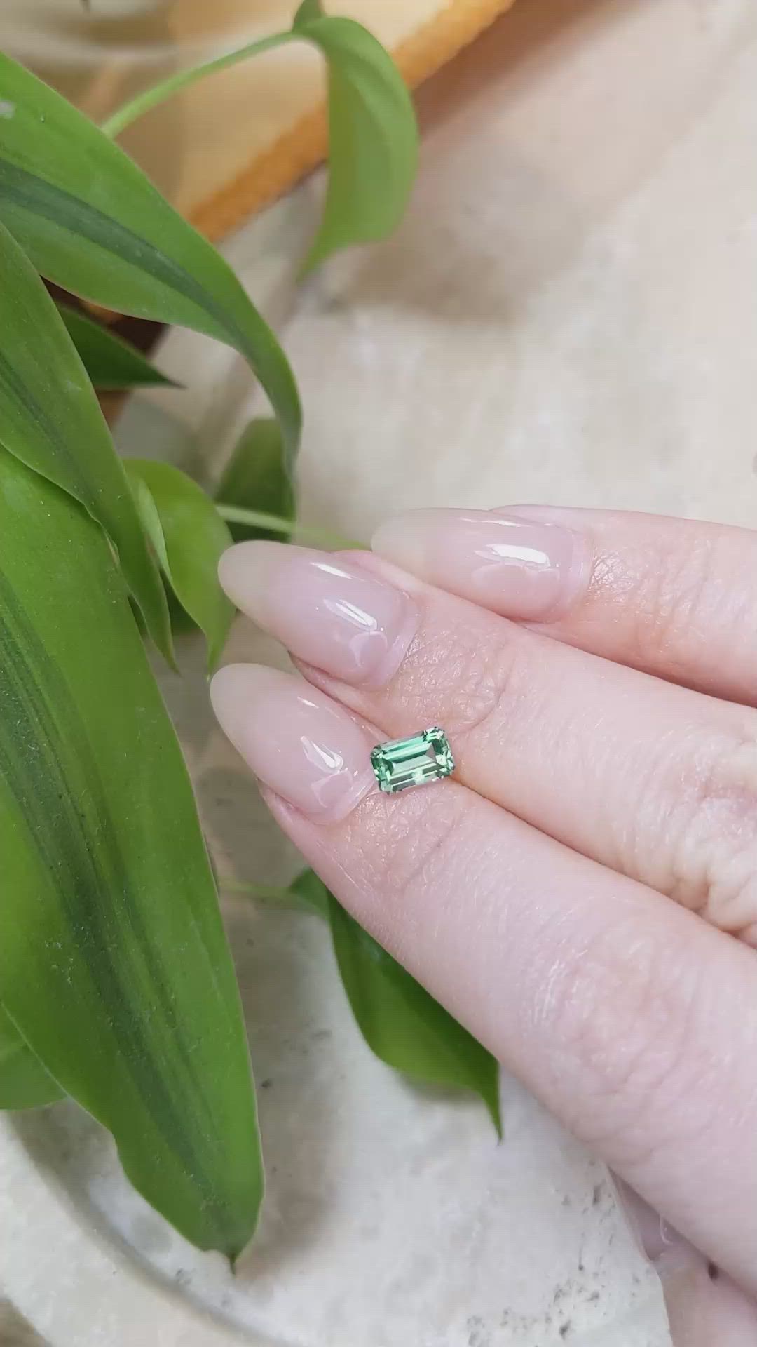 0.79 Ct. Emerald from Russia Size Video