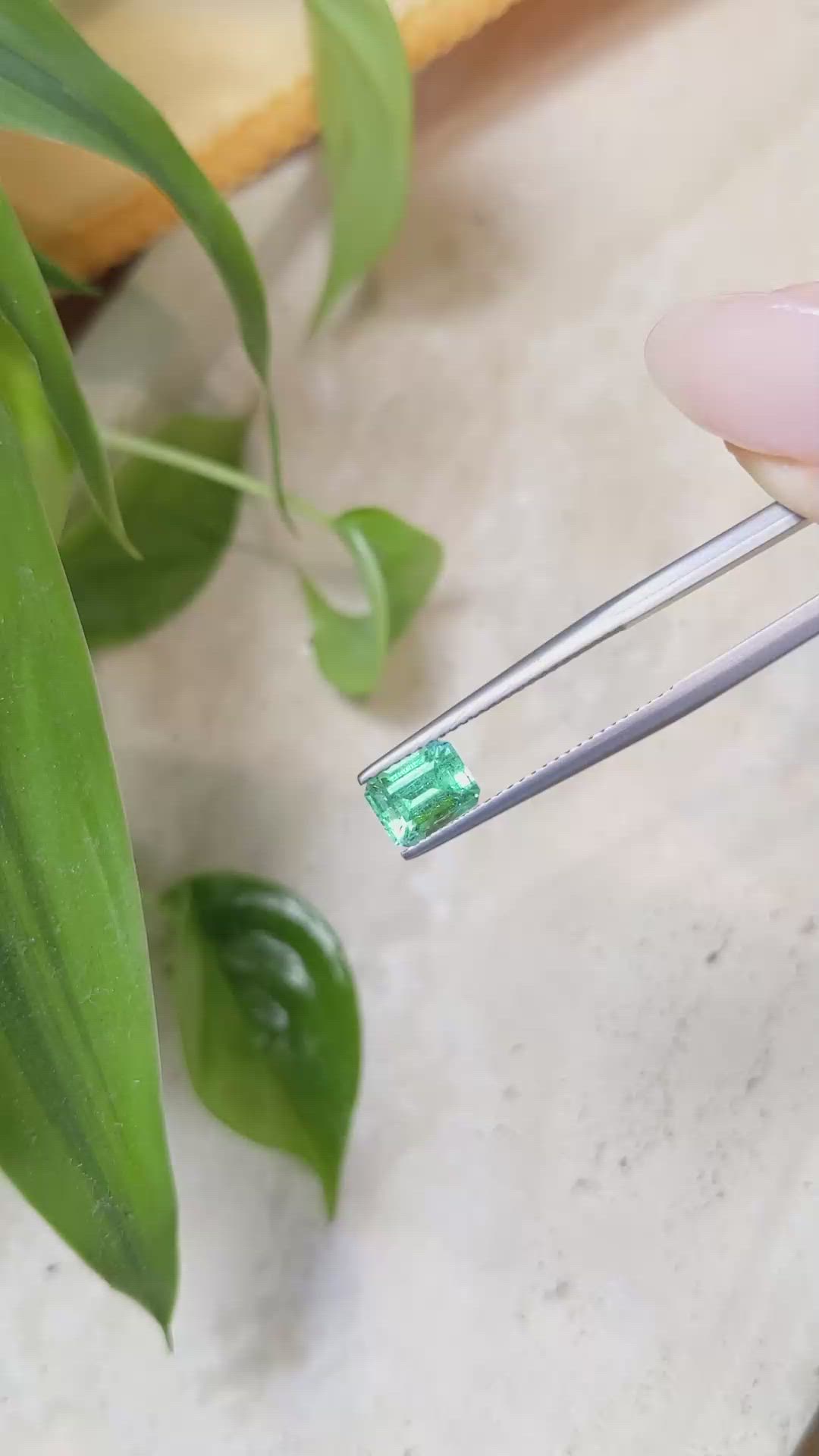 0.93 Ct. Emerald from Russia Size Video