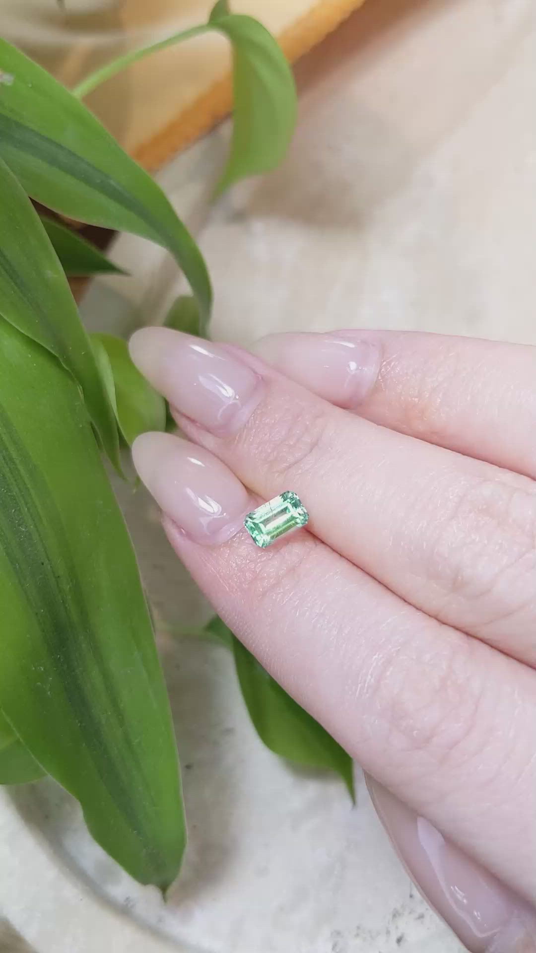 0.84 Ct. Emerald from Russia Size Video